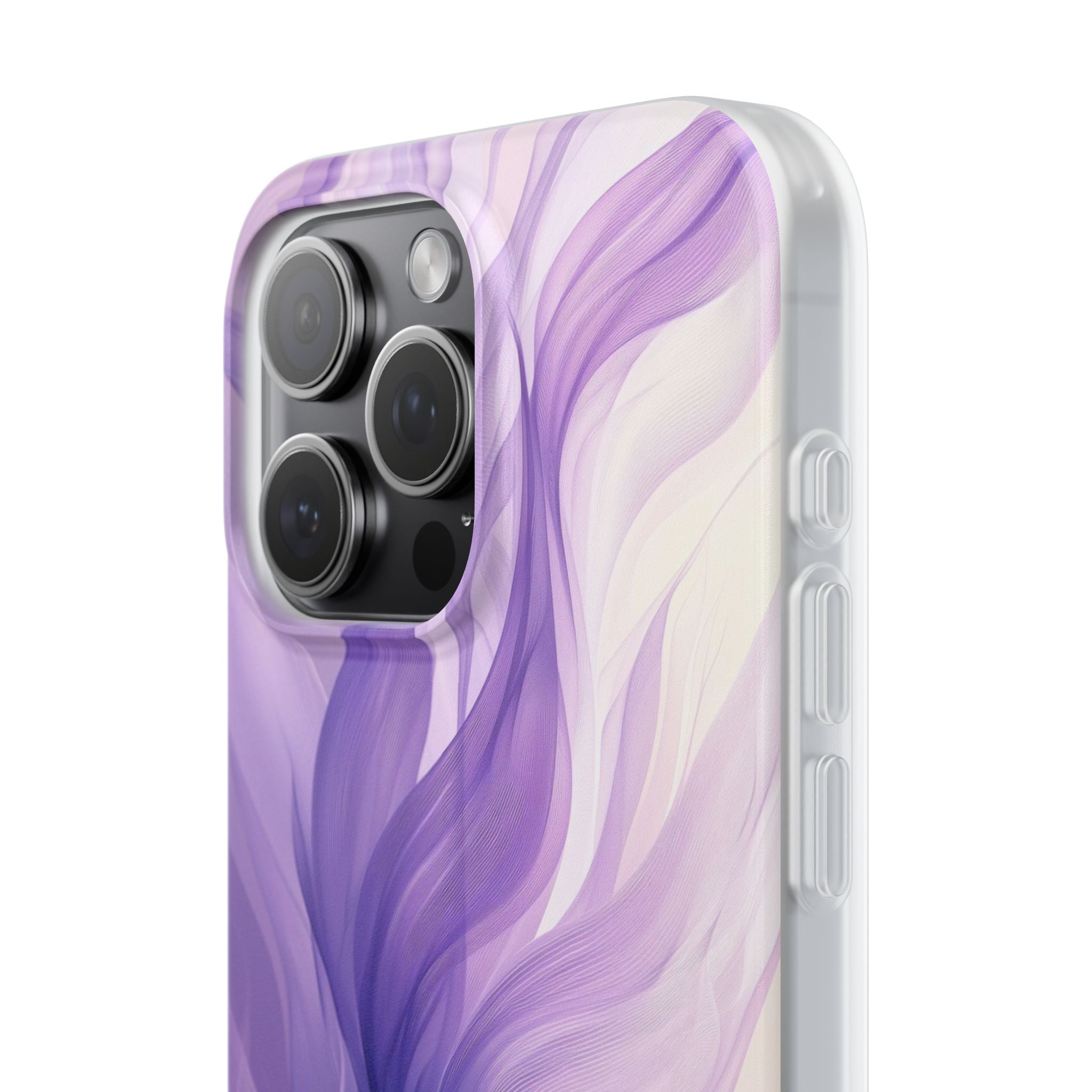 Amethyst Silk Waves · Soft Hoesje voor iPhone