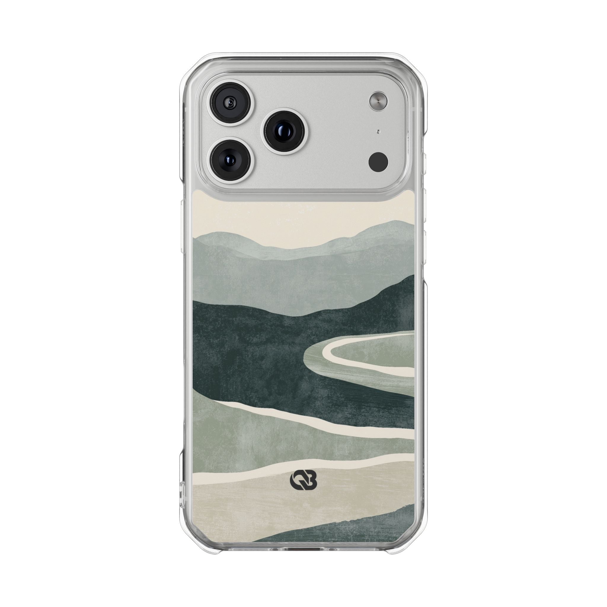 Green Impact MagSafe Phone Case for iPhone - Misty Sage Valley
