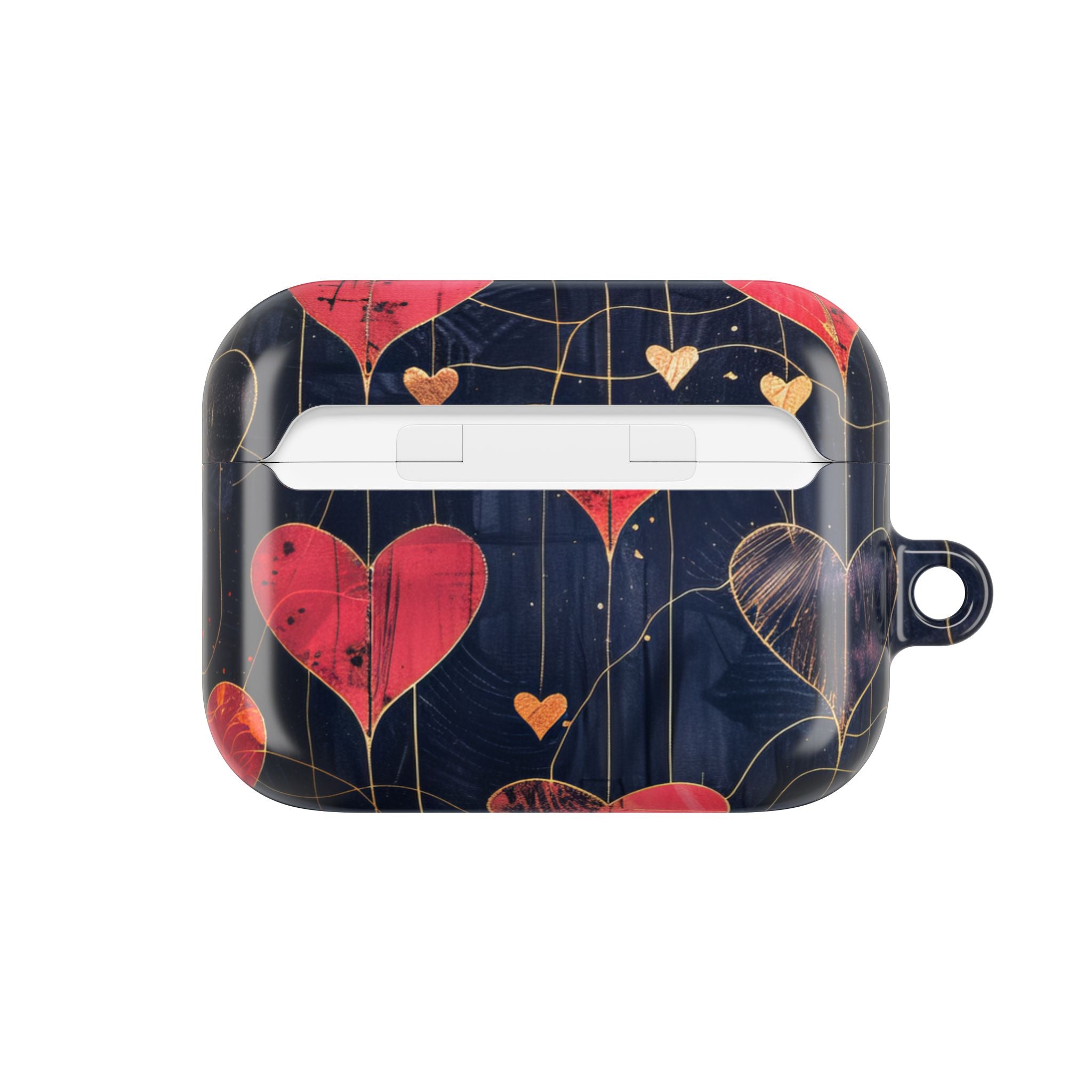 Textured Heart Grid - AirPods Case