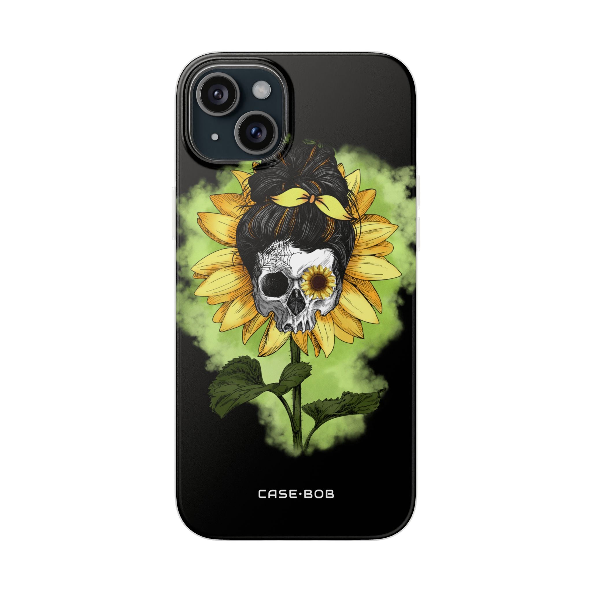 Solsikke Kranium iPhone 15 Plus Cover - Blød