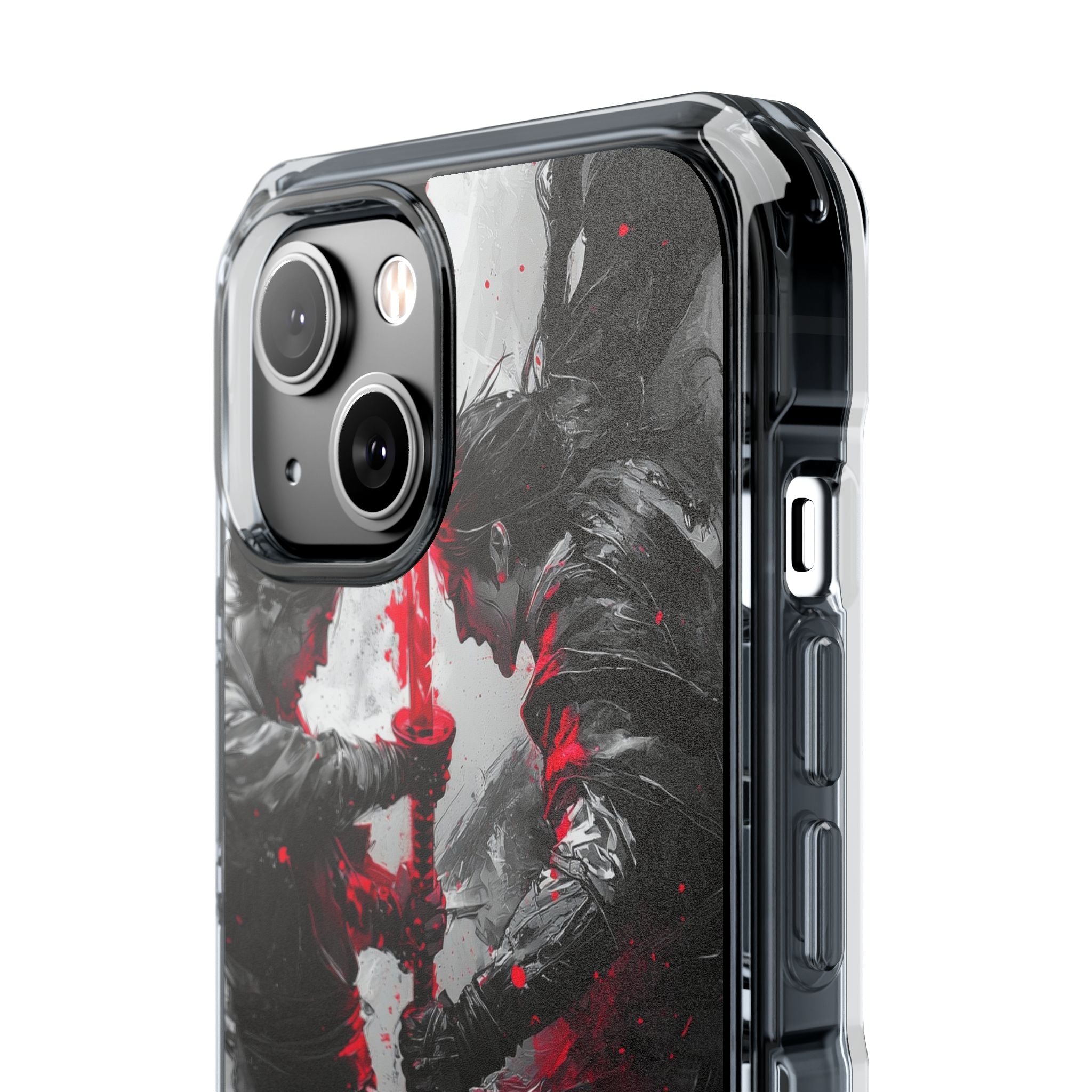 Shattered Crimson Duel · Impact Hoesje voor iPhone · Magsafe