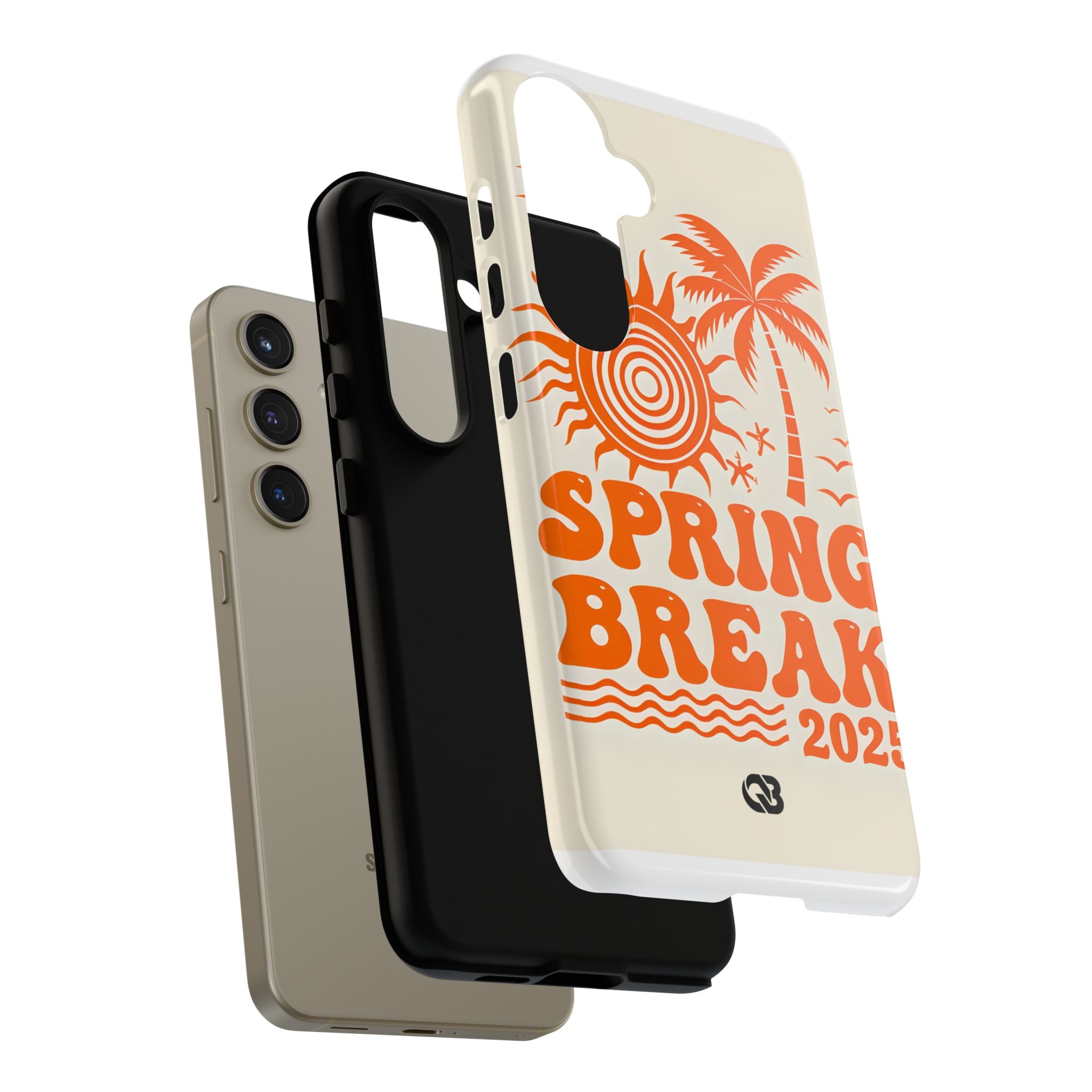 Retro Orange Tide · Tough Capa para Samsung