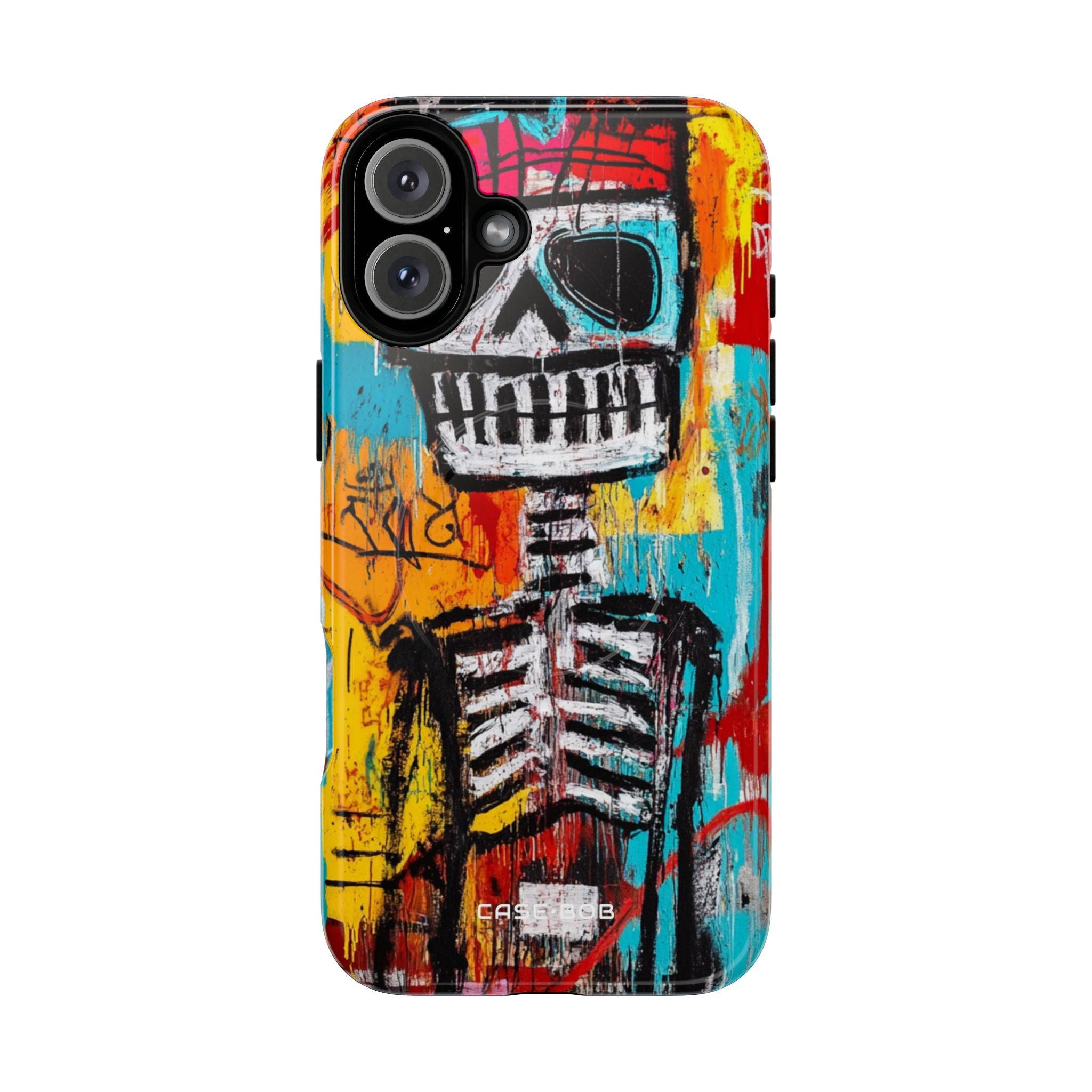 Skeleton Riot iPhone 16 Plus Skal - Tough+