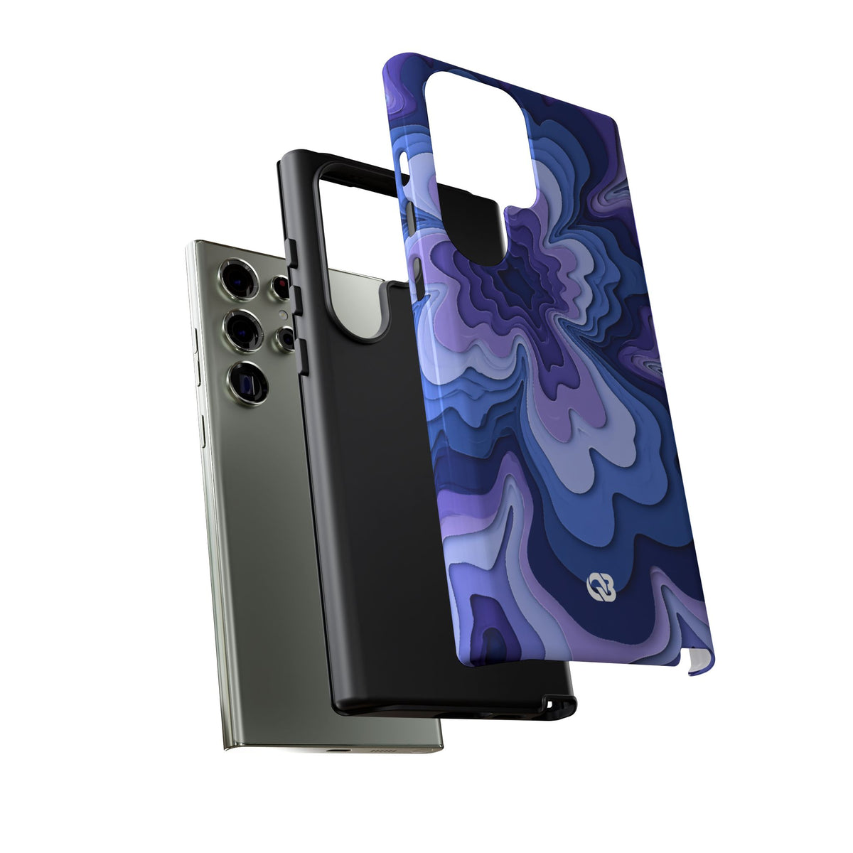 Periwinkle Strata Bloom · Tough Phone Case for Samsung · Purple