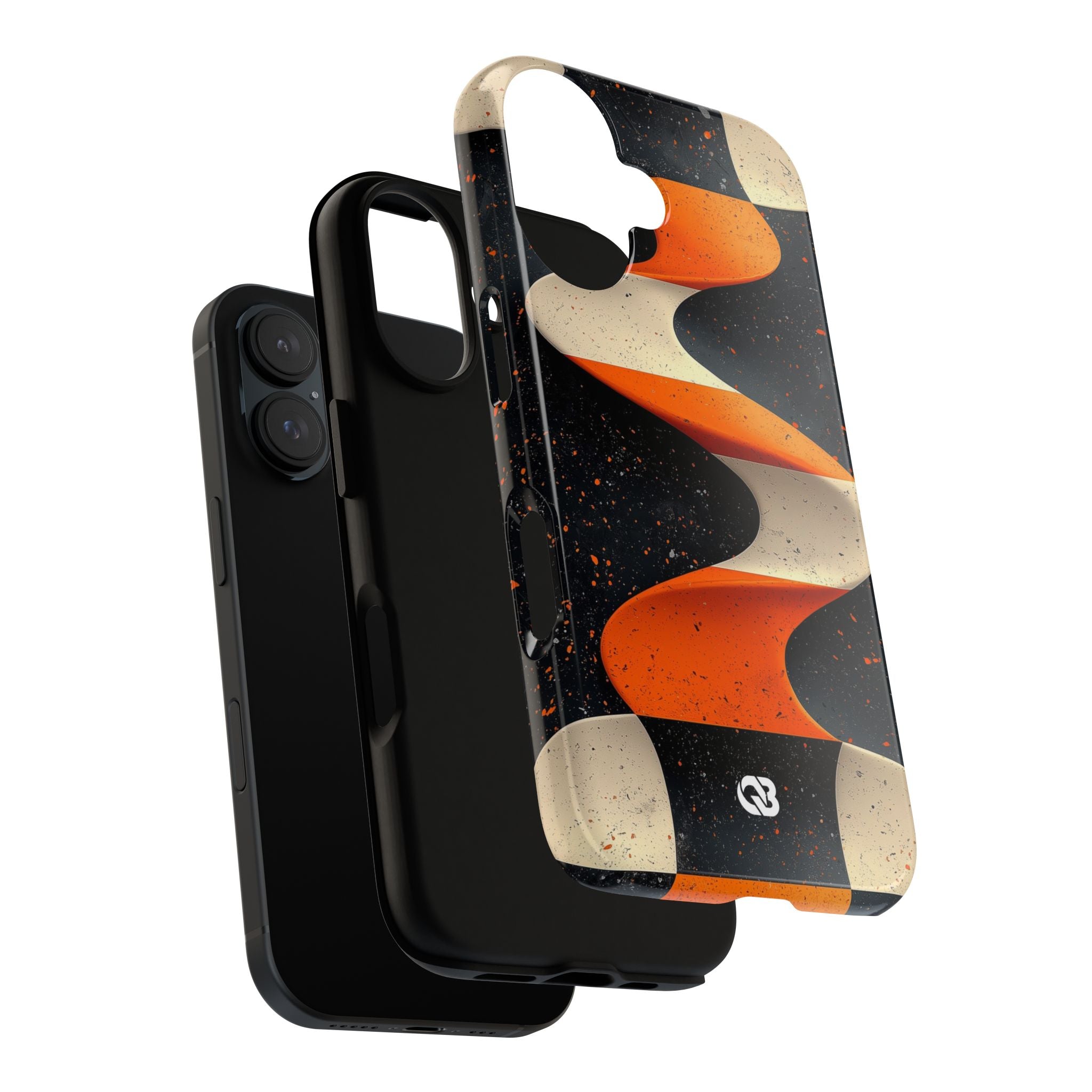 Orange Grit Twist · Tough Phone Case for iPhone