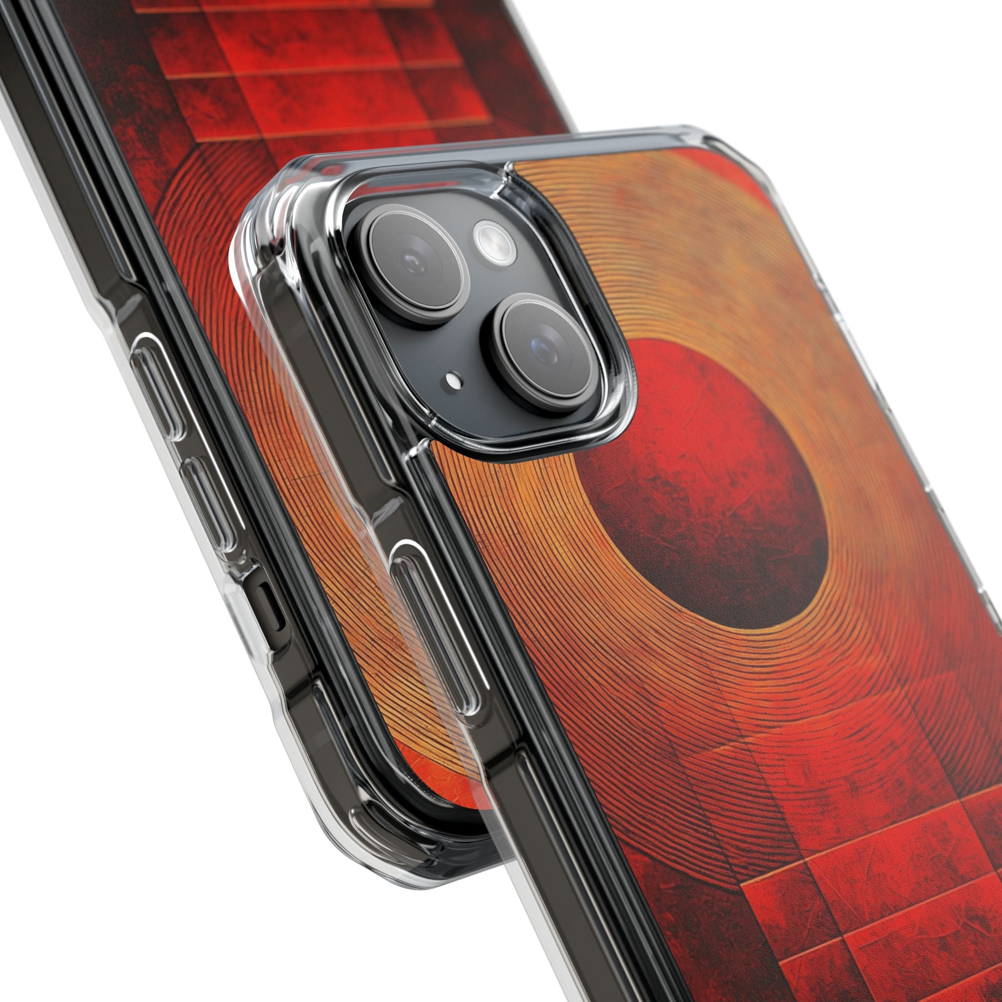 Crimson Orbit iPhone 15 Plus Case - Impact