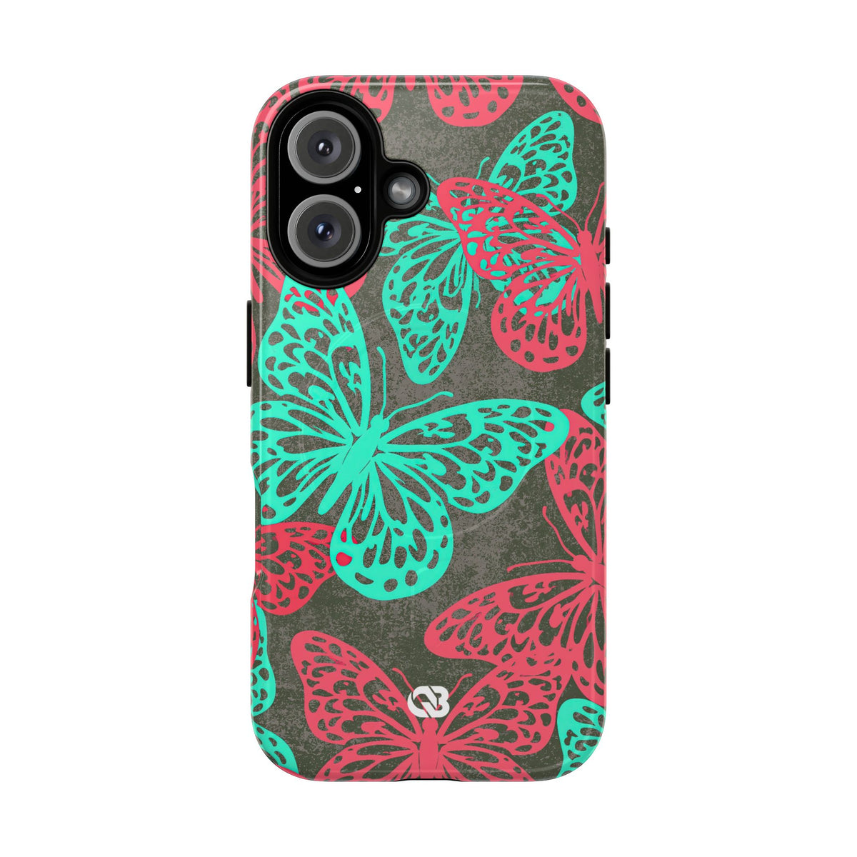 Electric Papillon · Tough 2.0 Magnetic Phone Case for iPhone · Pink