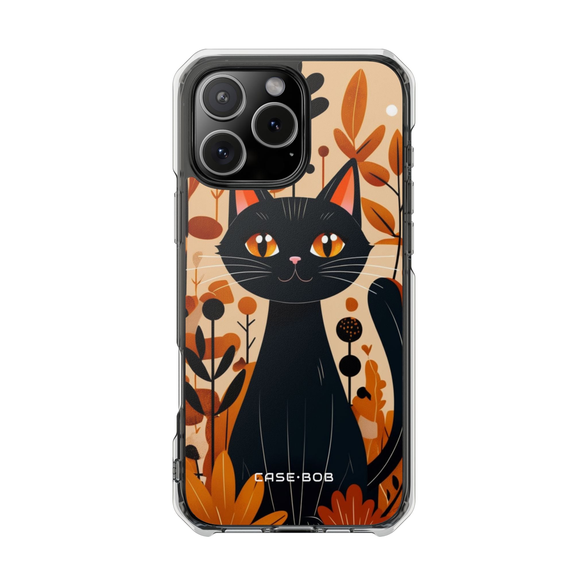 Schwarze Katze Glow iPhone 16 Pro Max Case - Impact