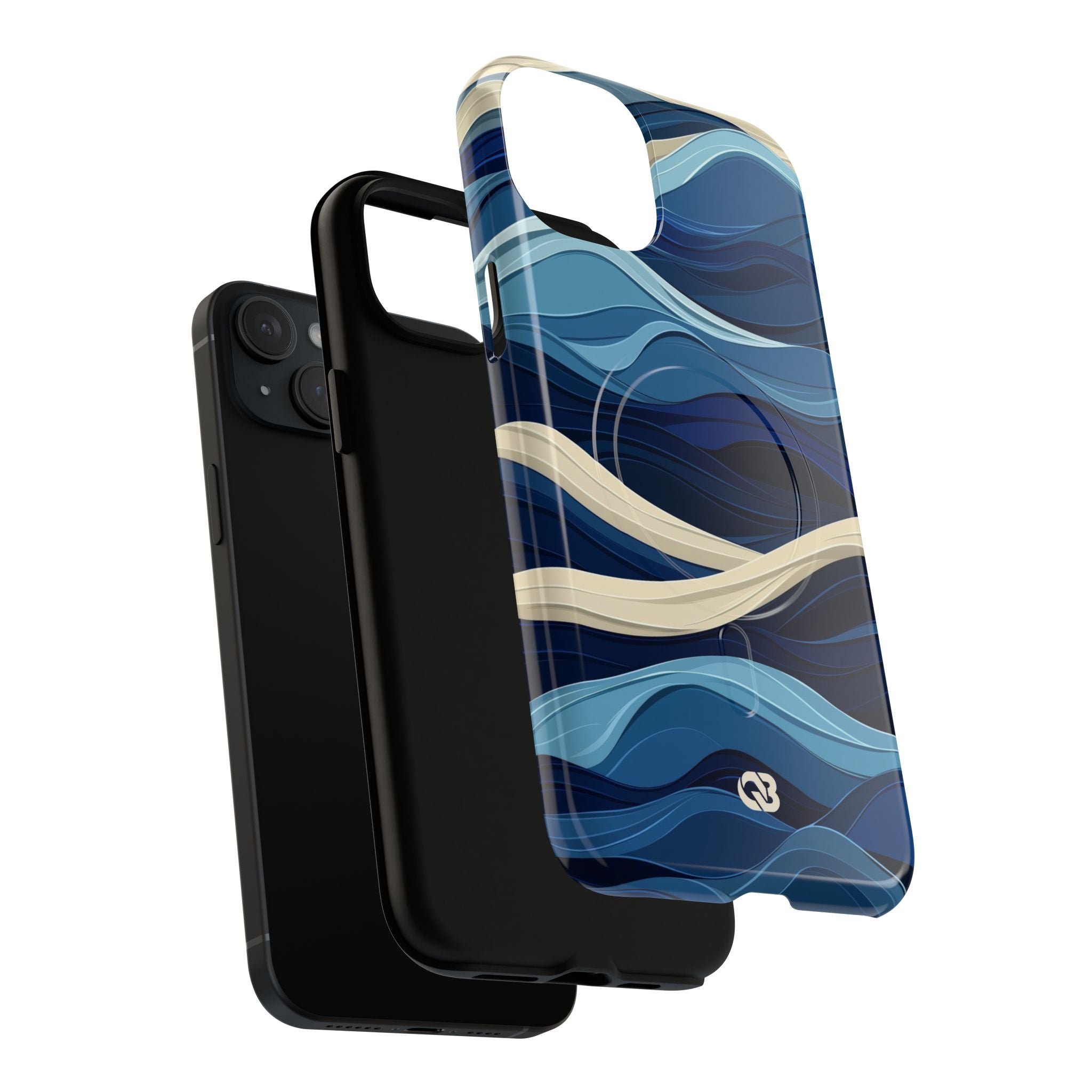 Cobalt Coast Layers · Tough+ Phone Case for iPhone · Magsafe
