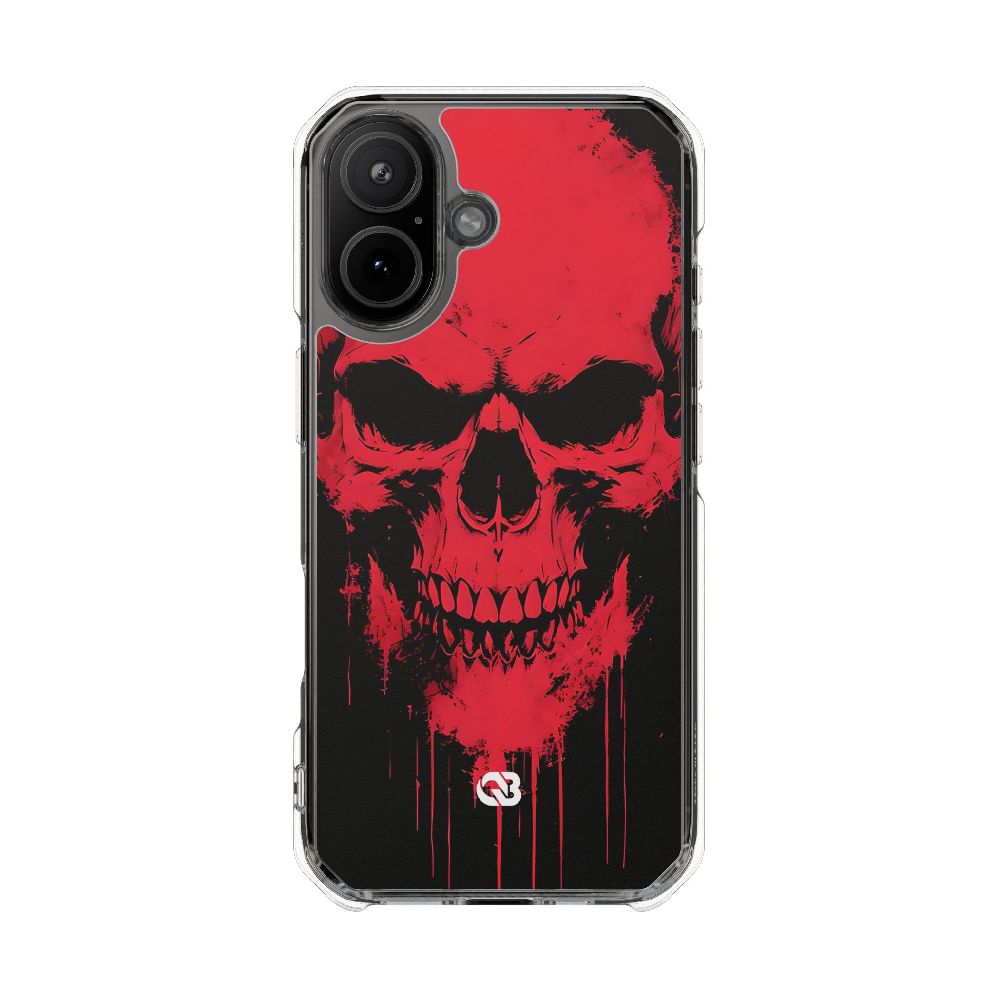 Crimson Street Skull · Impact Phone Case for iPhone · Magsafe