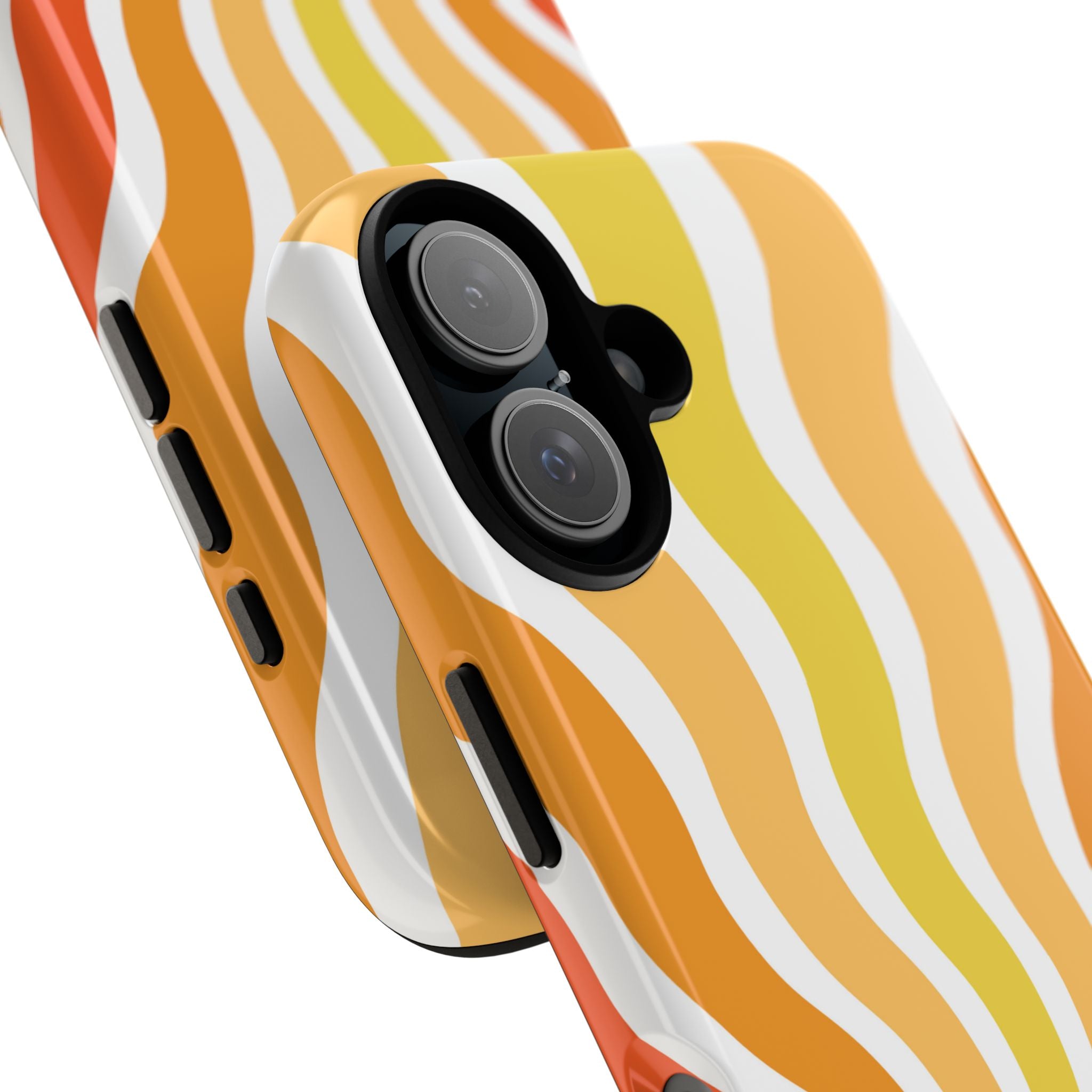 Amber Solar Waves · Tough Phone Case for iPhone