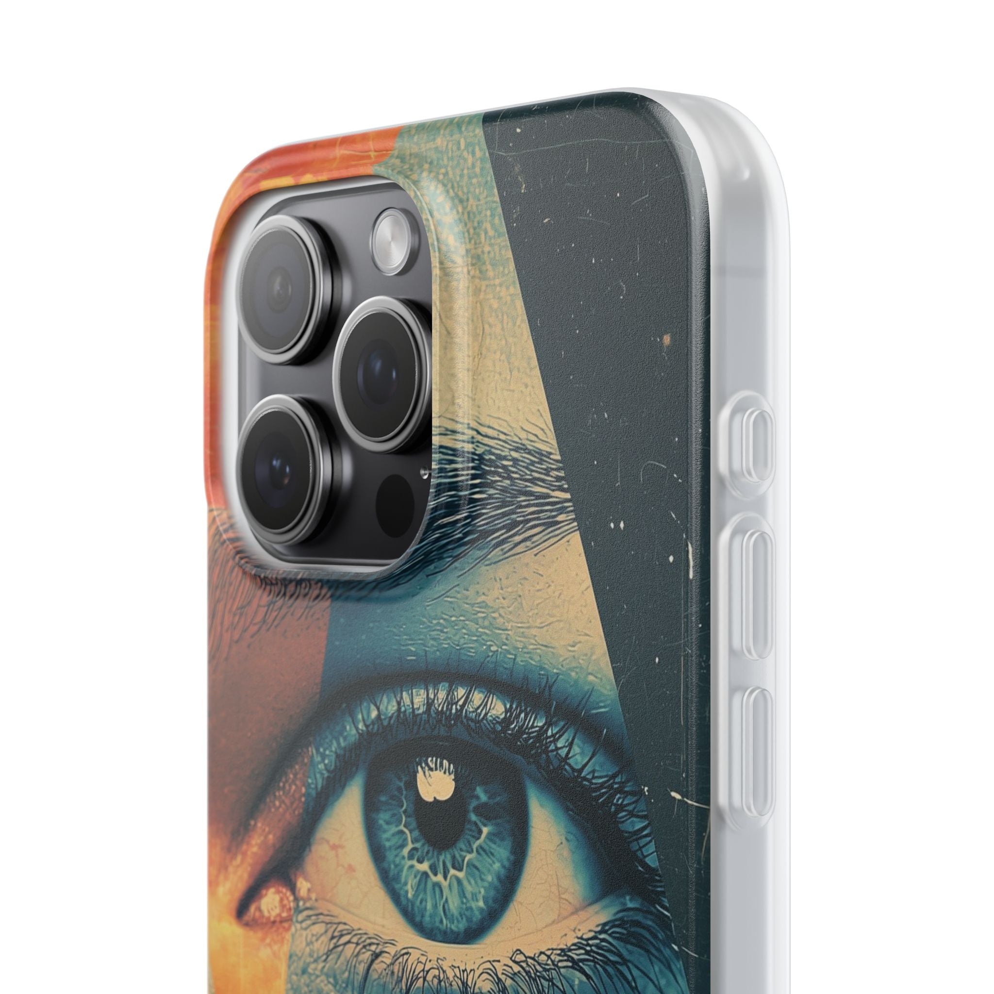 Fragmented Peak Gaze · Soft Phone Case for iPhone