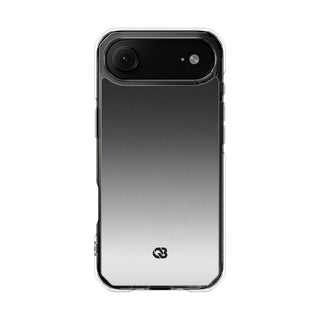 Noir Ombre Fade · Clear Impact Magnetic Phone Case for iPhone · Black
