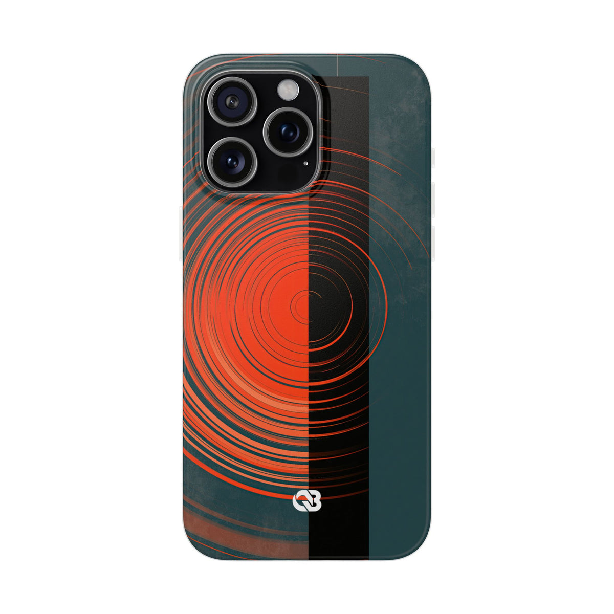 Teal Lite Phone Case for iPhone - Burnt Slate Radial