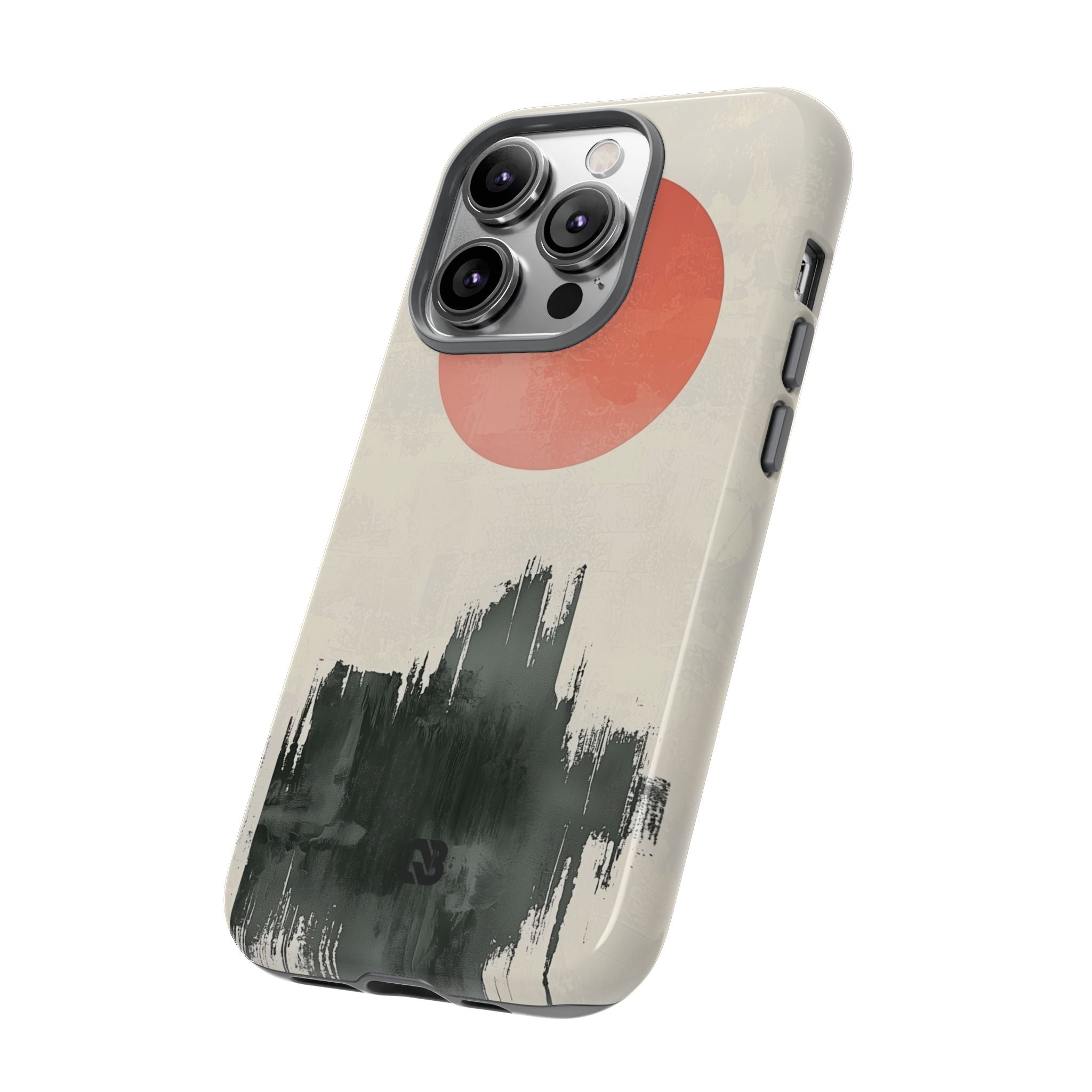 Crimson Sun Strokes · Coque de téléphone Tough pour iPhone