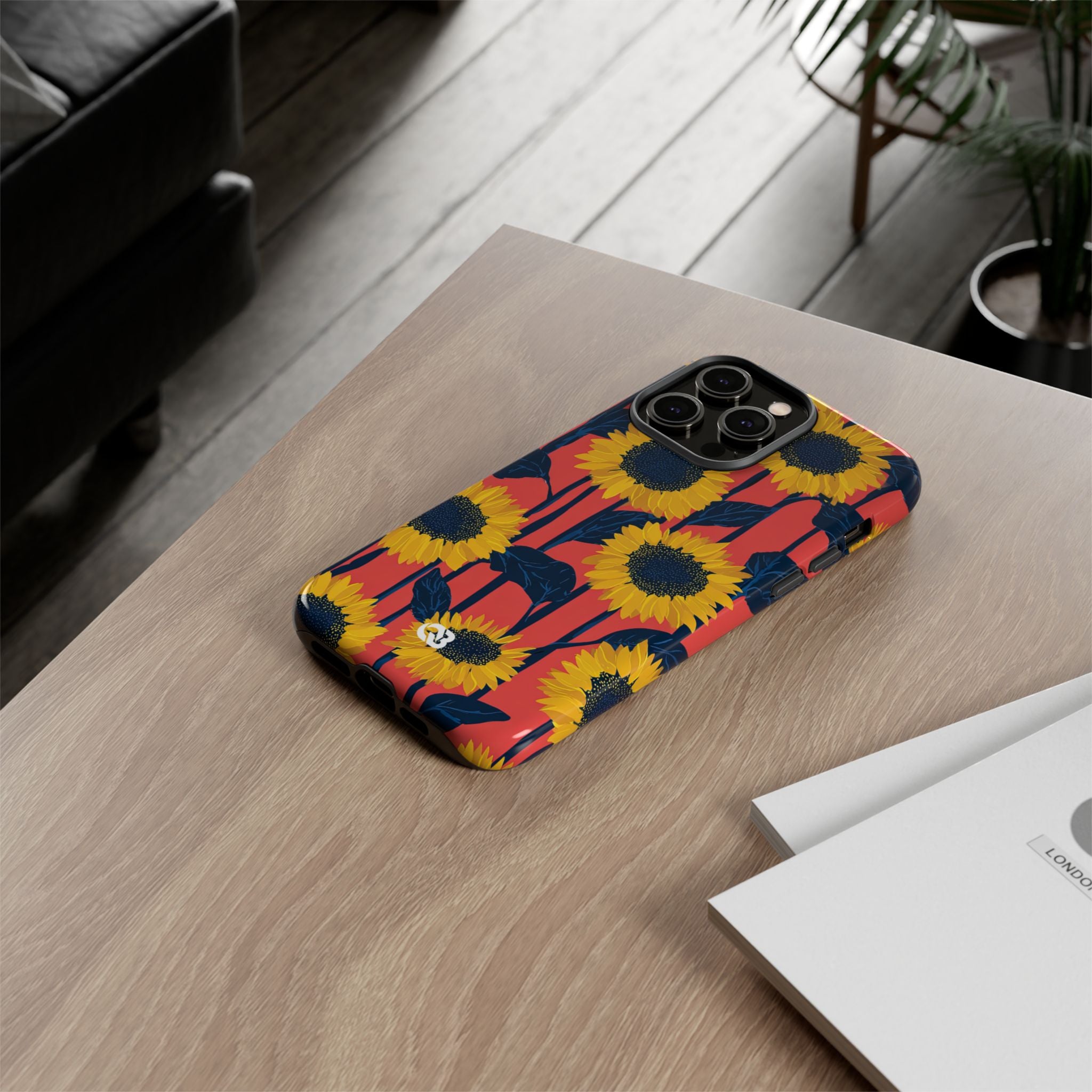 Solar Navy Bloom · Tough Phone Case for iPhone
