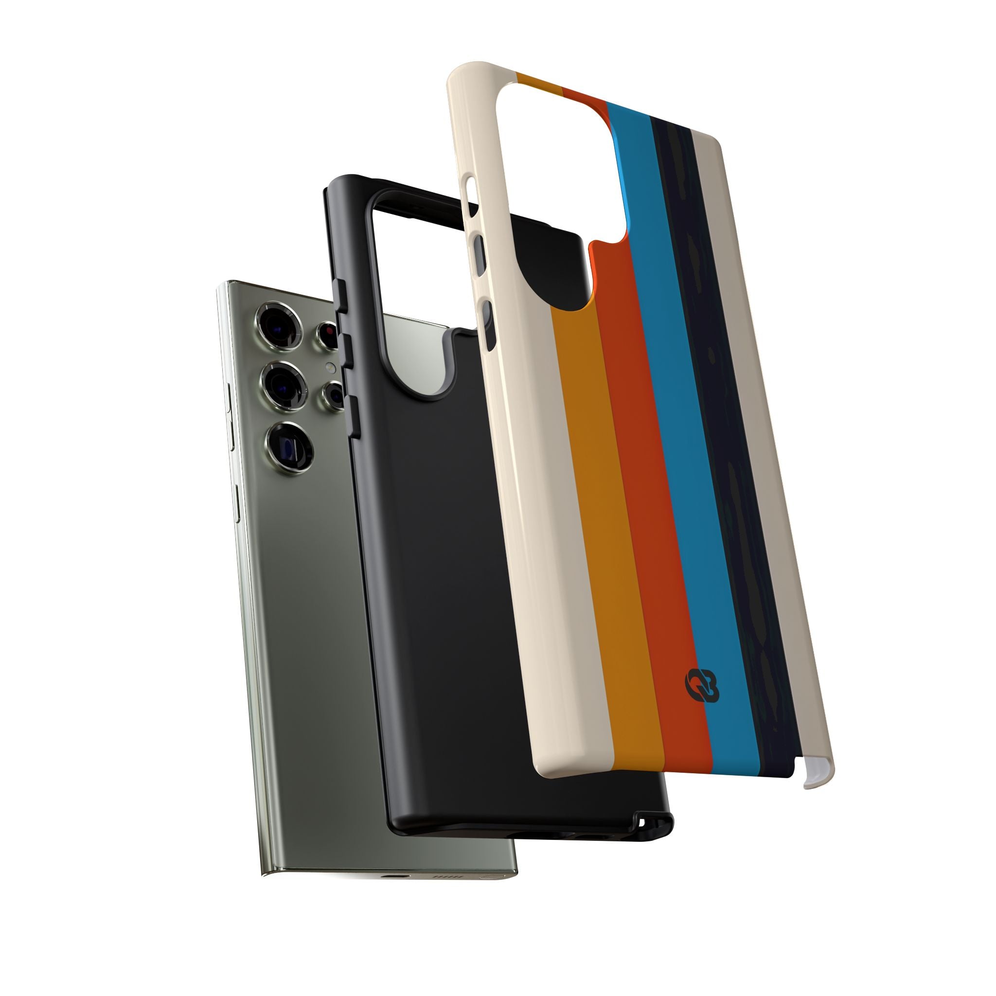 Retro Racing Stripes · Tough Custodia per Samsung