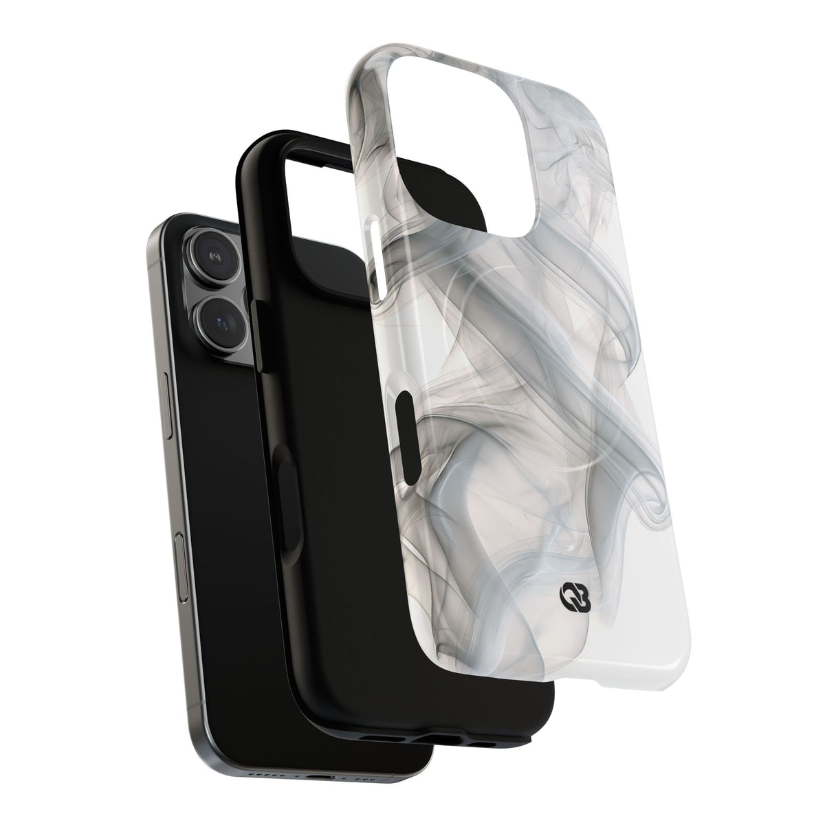 Vapor Noir · Tough 2.0 Magnetic Phone Case for iPhone · White