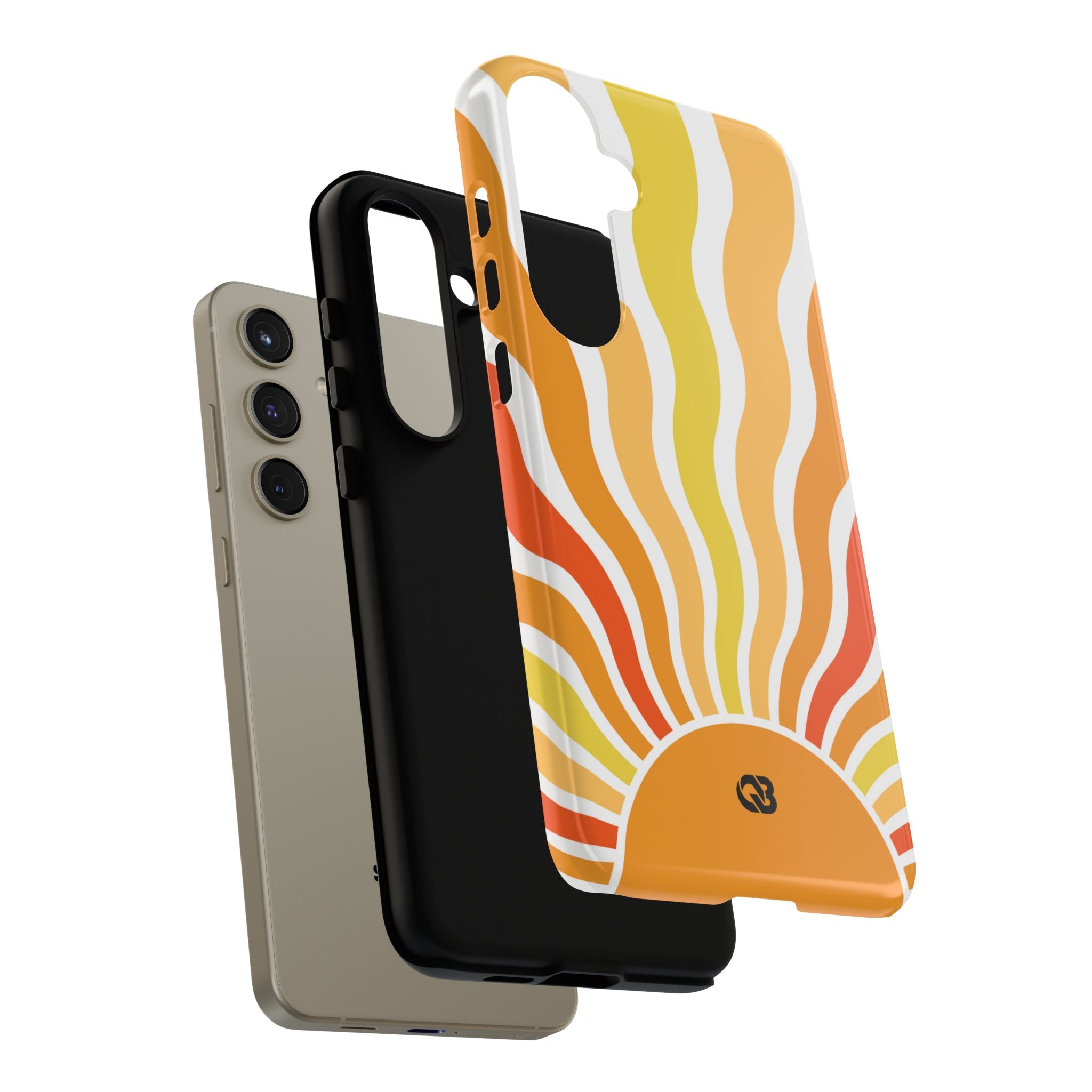 Amber Solar Waves · Tough Phone Case for Samsung
