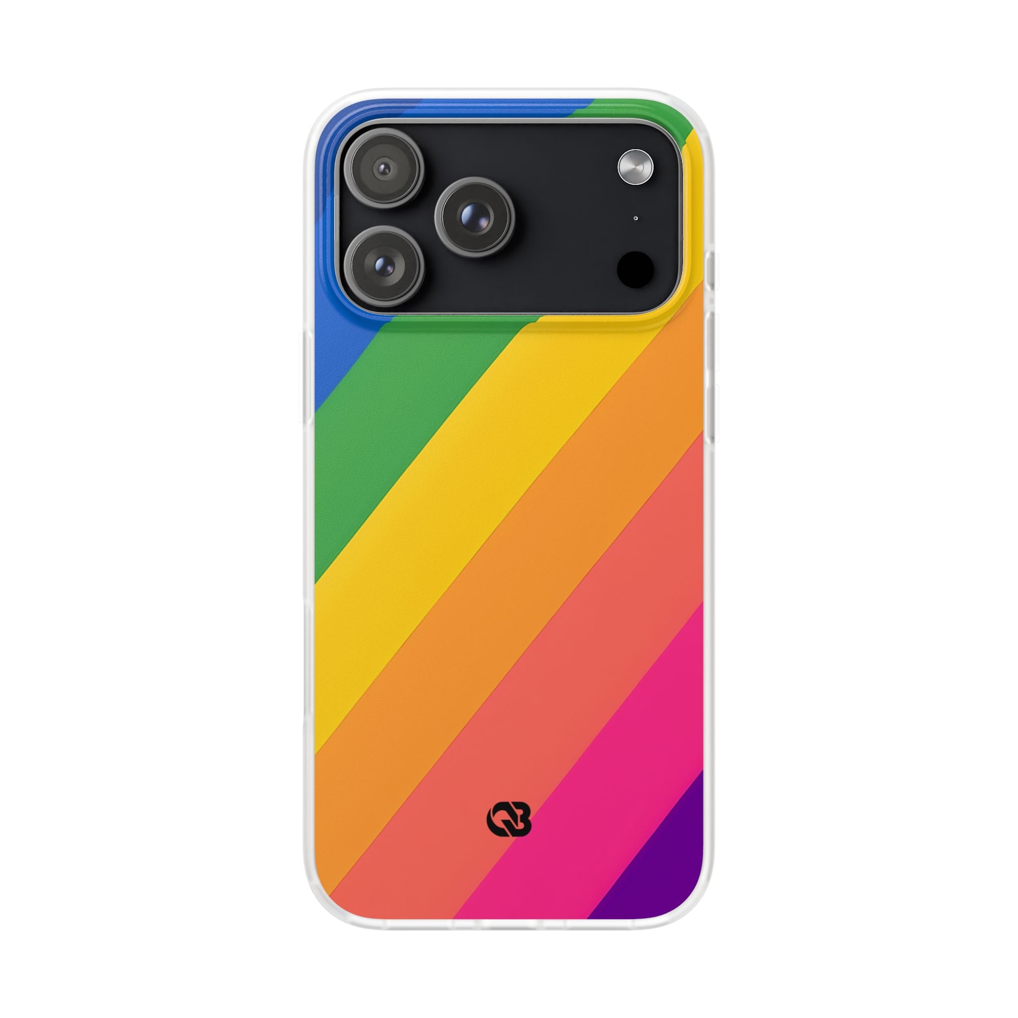 Vibrant Spectrum Slope · Soft Phone Case for iPhone