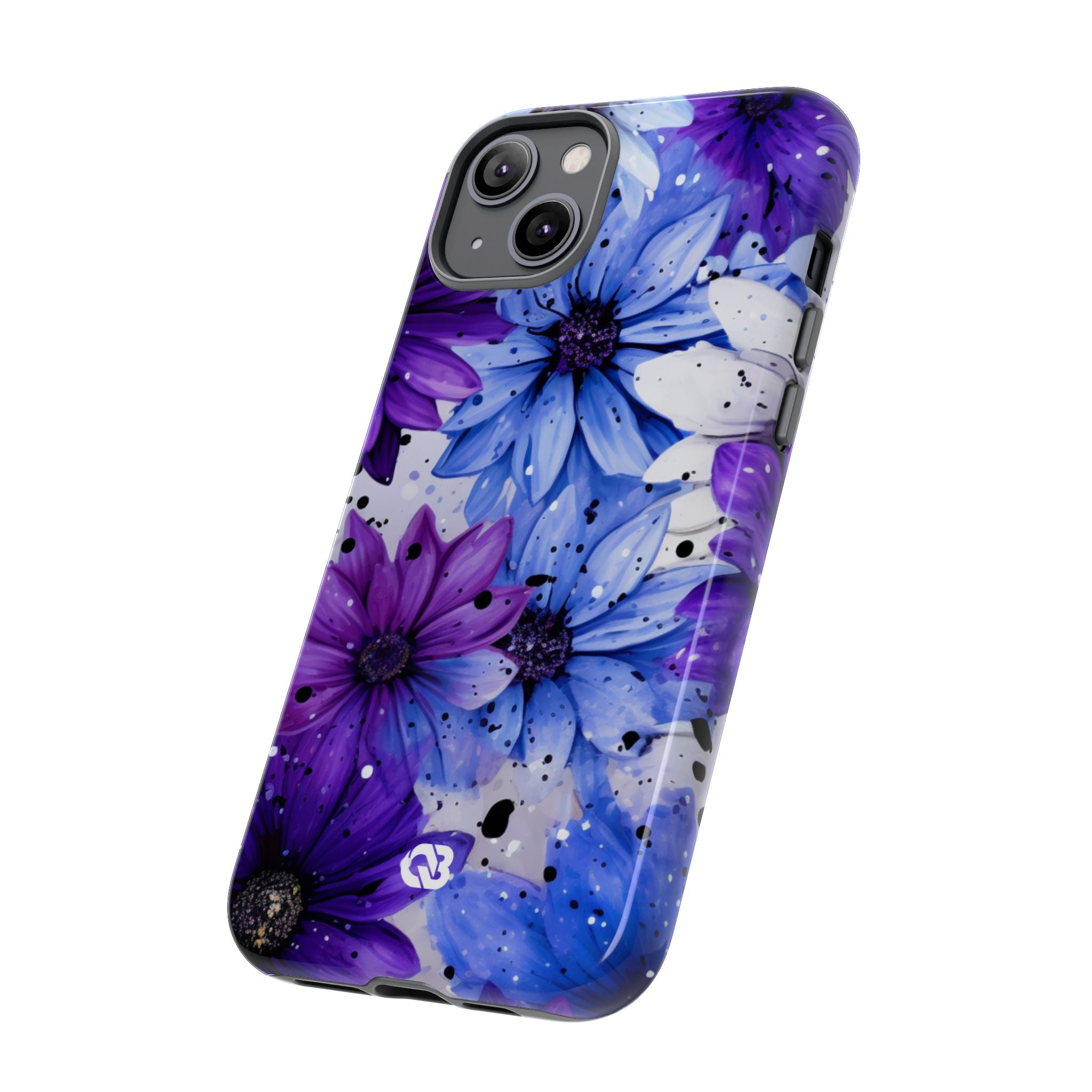 Ink Splatter Blooms · Tough Coque de téléphone pour iPhone