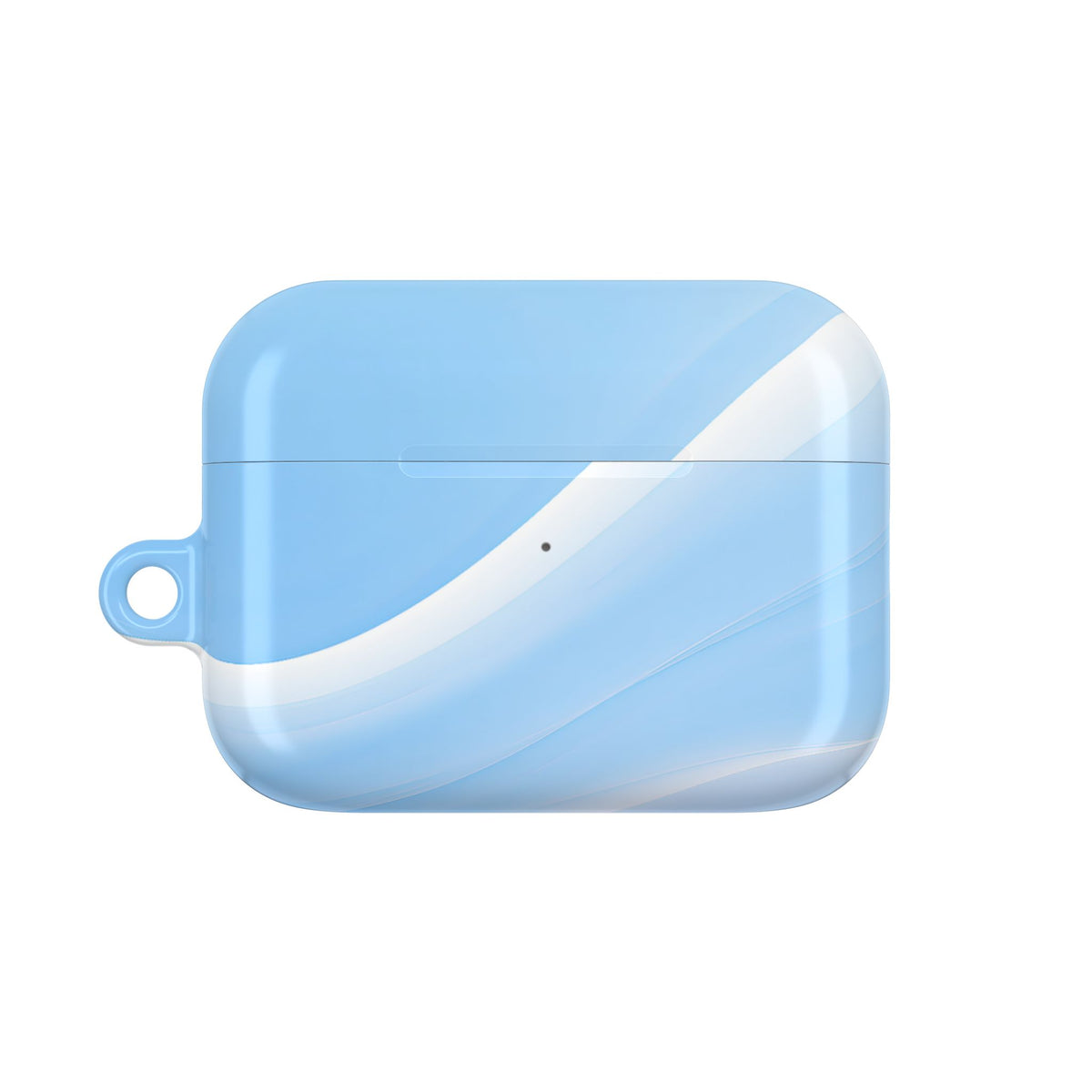 Glacial Contour Flow · Hard Case for AirPods & AirPods Pro · Blue