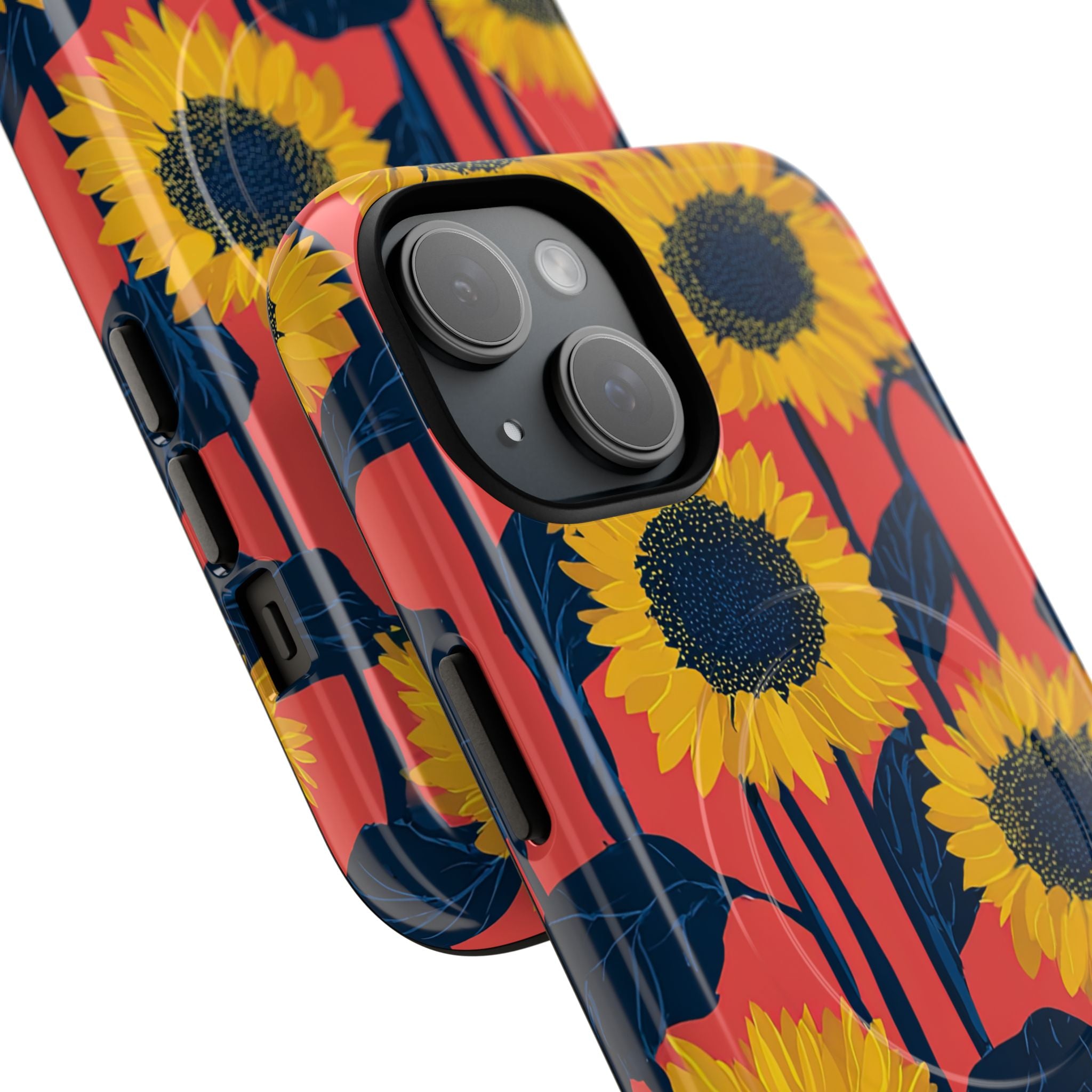 Solar Navy Bloom · Tough+ Phone Case for iPhone · Magsafe