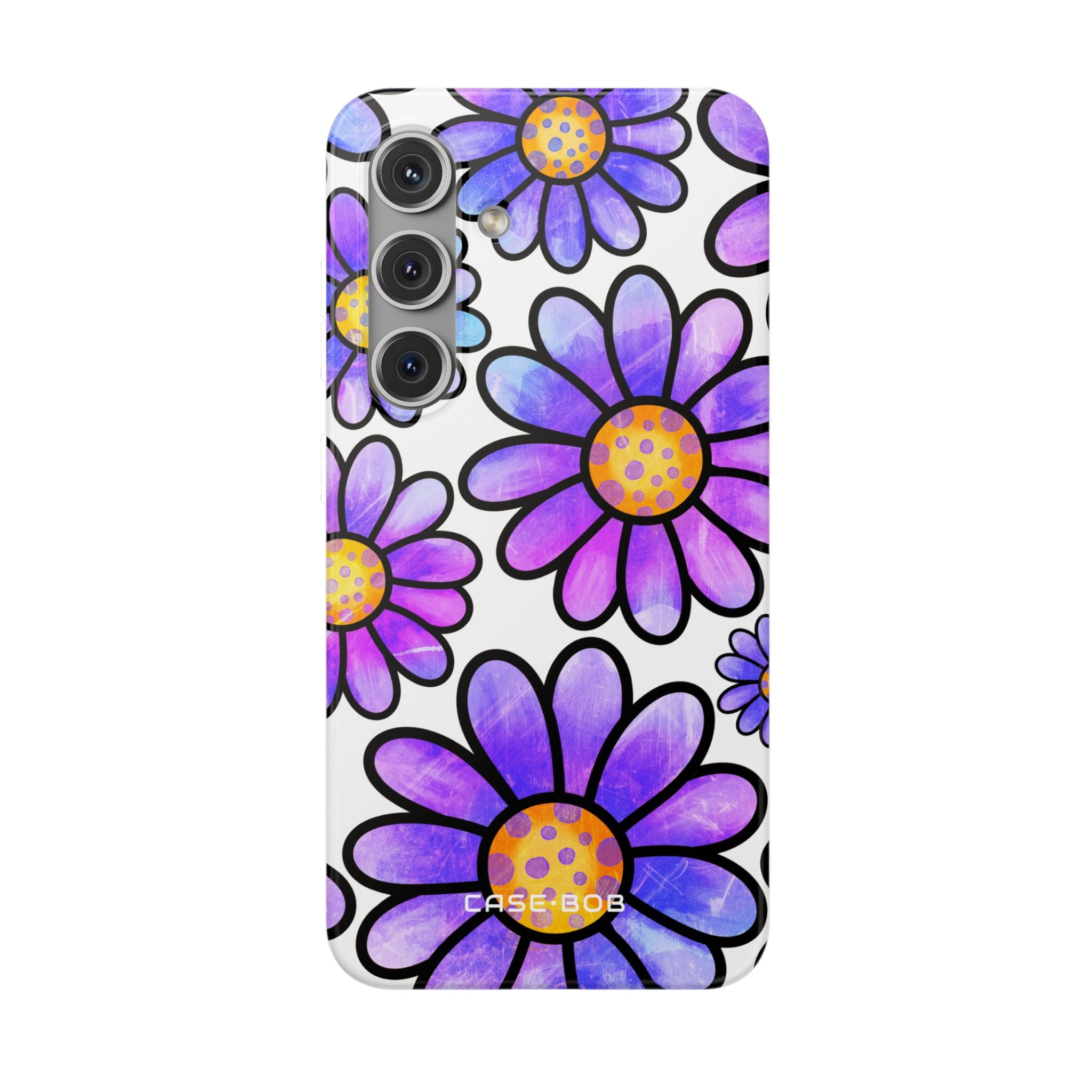 Polka Dot Blooms Samsung S24 Case - Soft