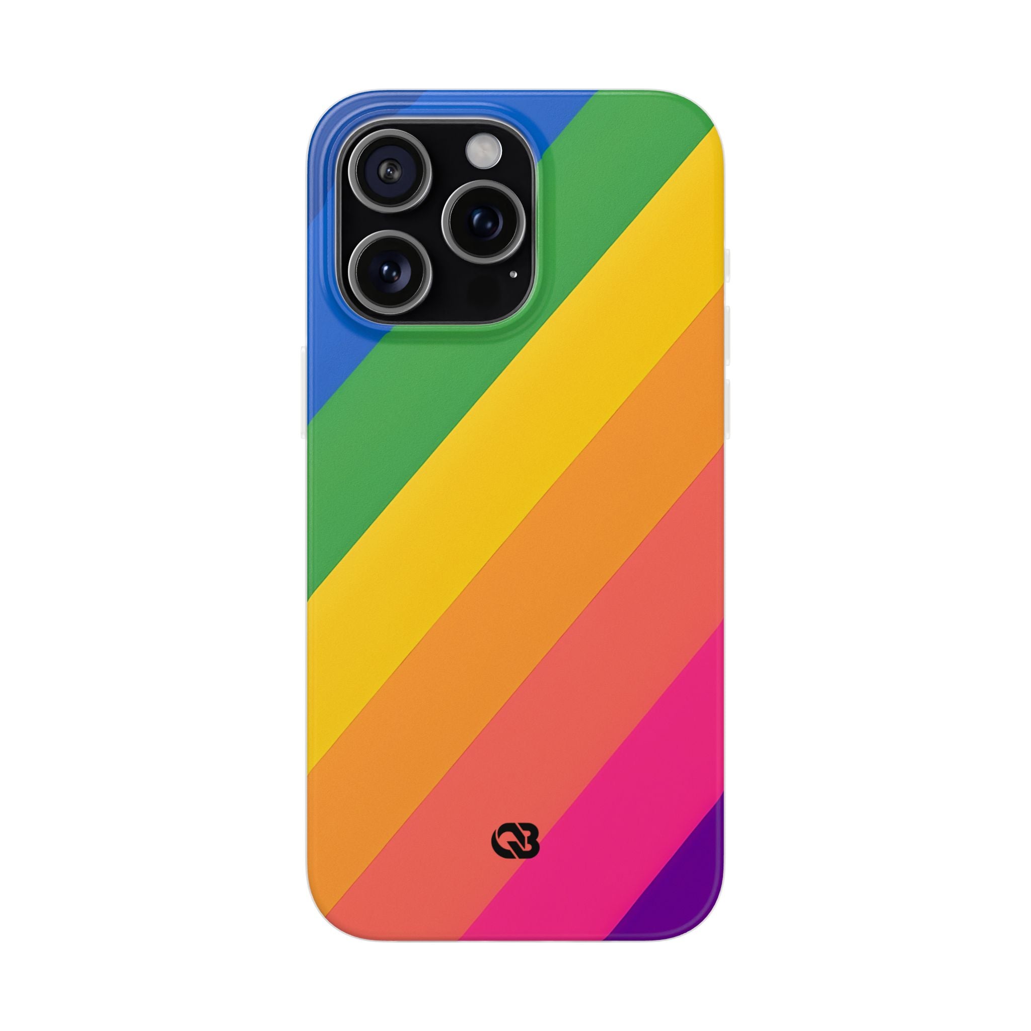 Vibrant Spectrum Slope · Soft Phone Case for iPhone