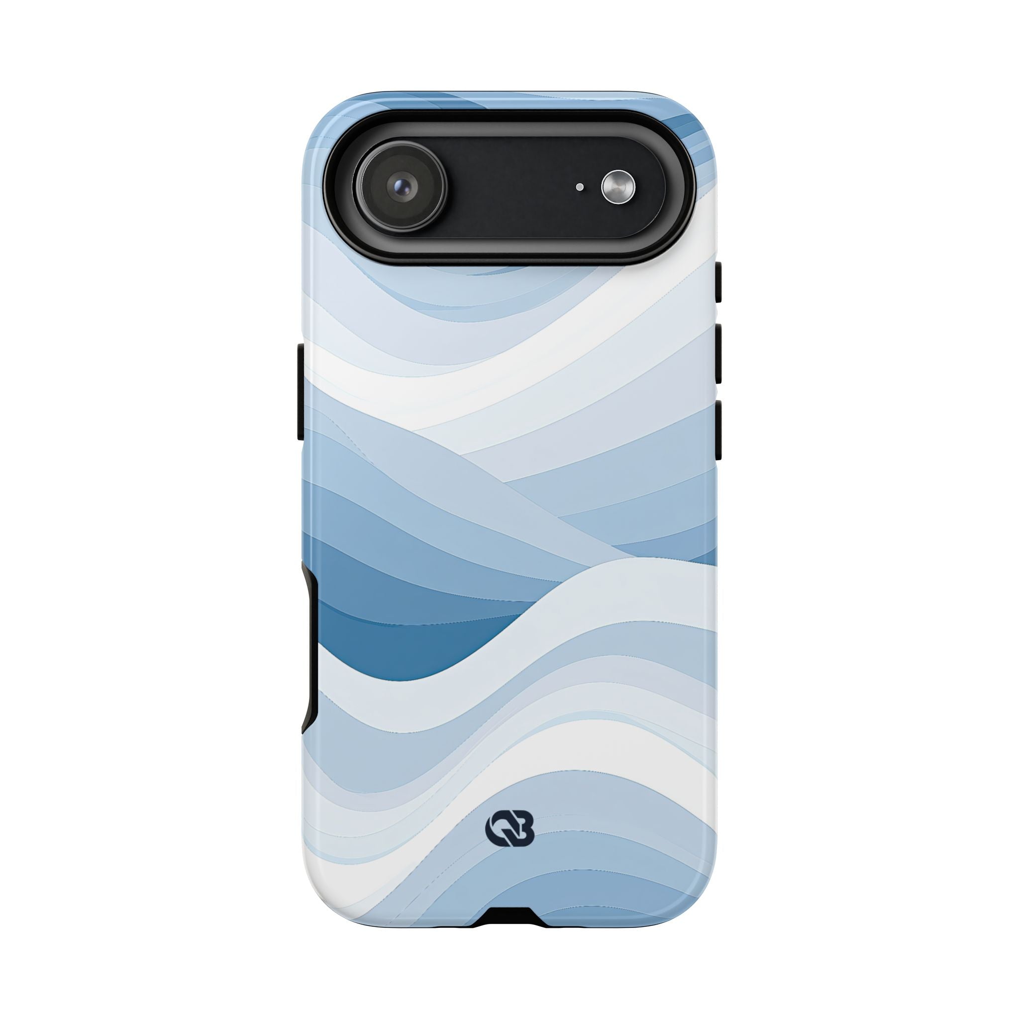Blue Tough Phone Case for iPhone - Glacial Indigo Flow