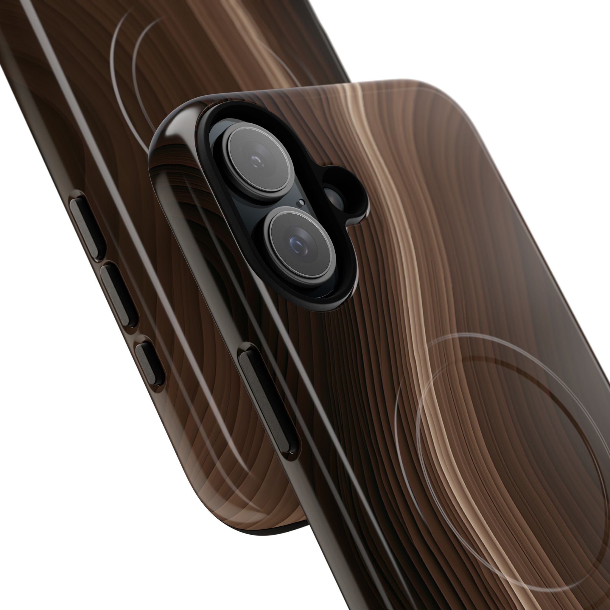 Brown Tough 2.0 Magsafe Phone Case for iPhone - Bronzed Canyon Relief