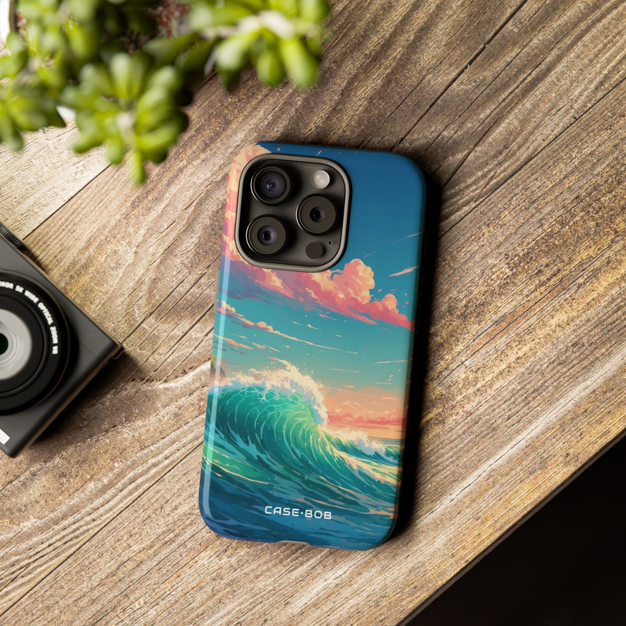 Turkos Curl iPhone 15 Pro Case - Tough