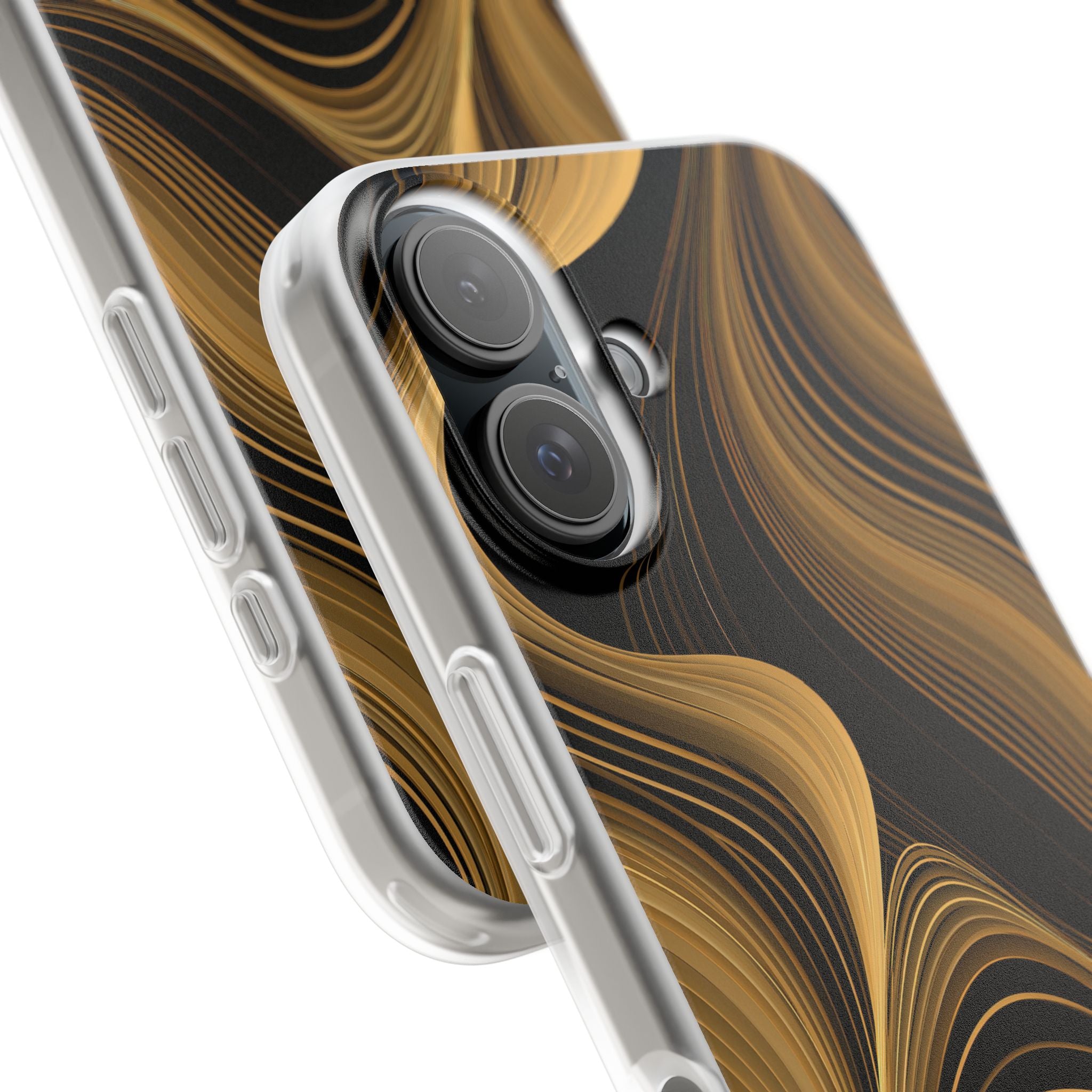 Gold Lite Phone Case for iPhone - Molten Copper Strands