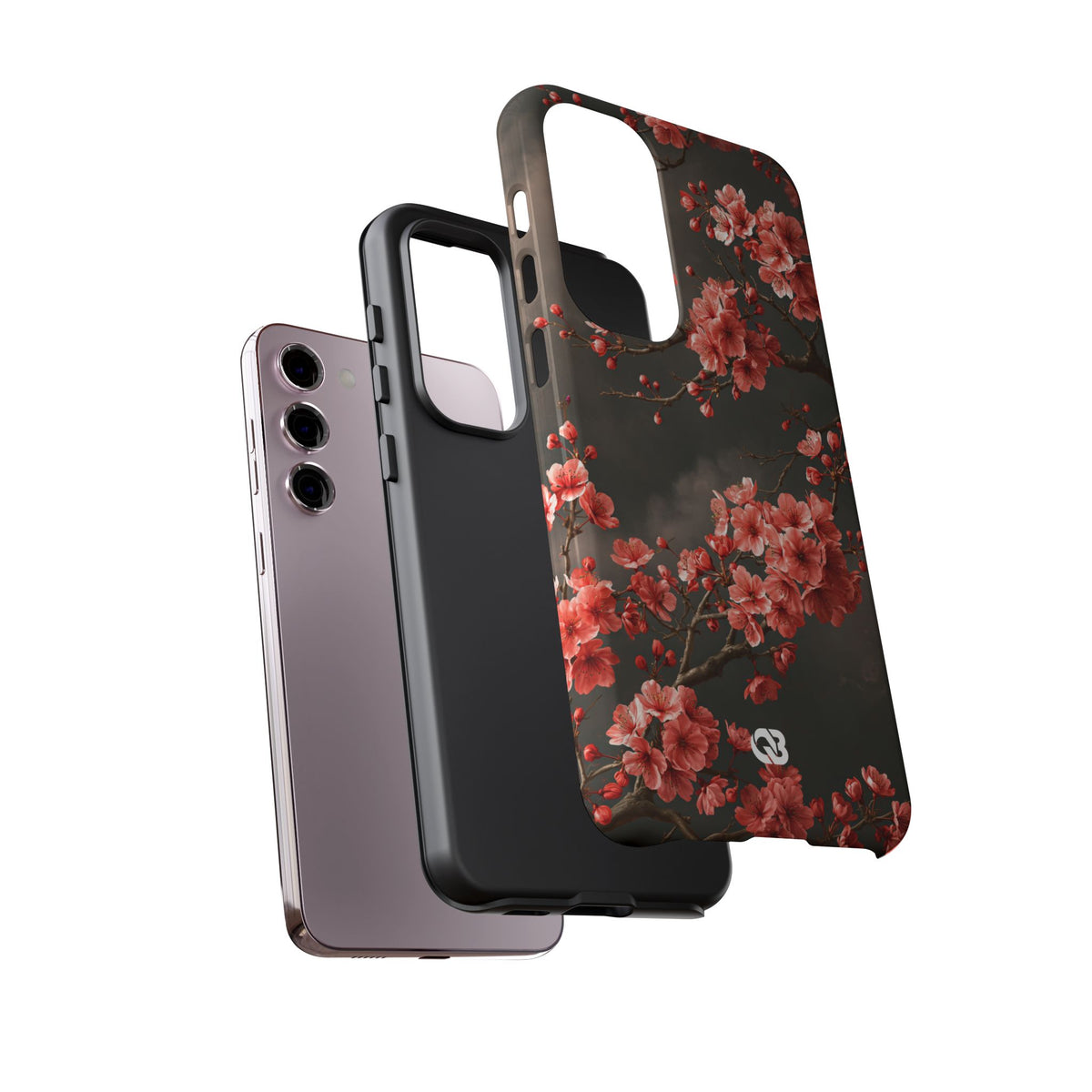 Dark Sakura Nocturne · Tough Phone Case for Samsung · Black