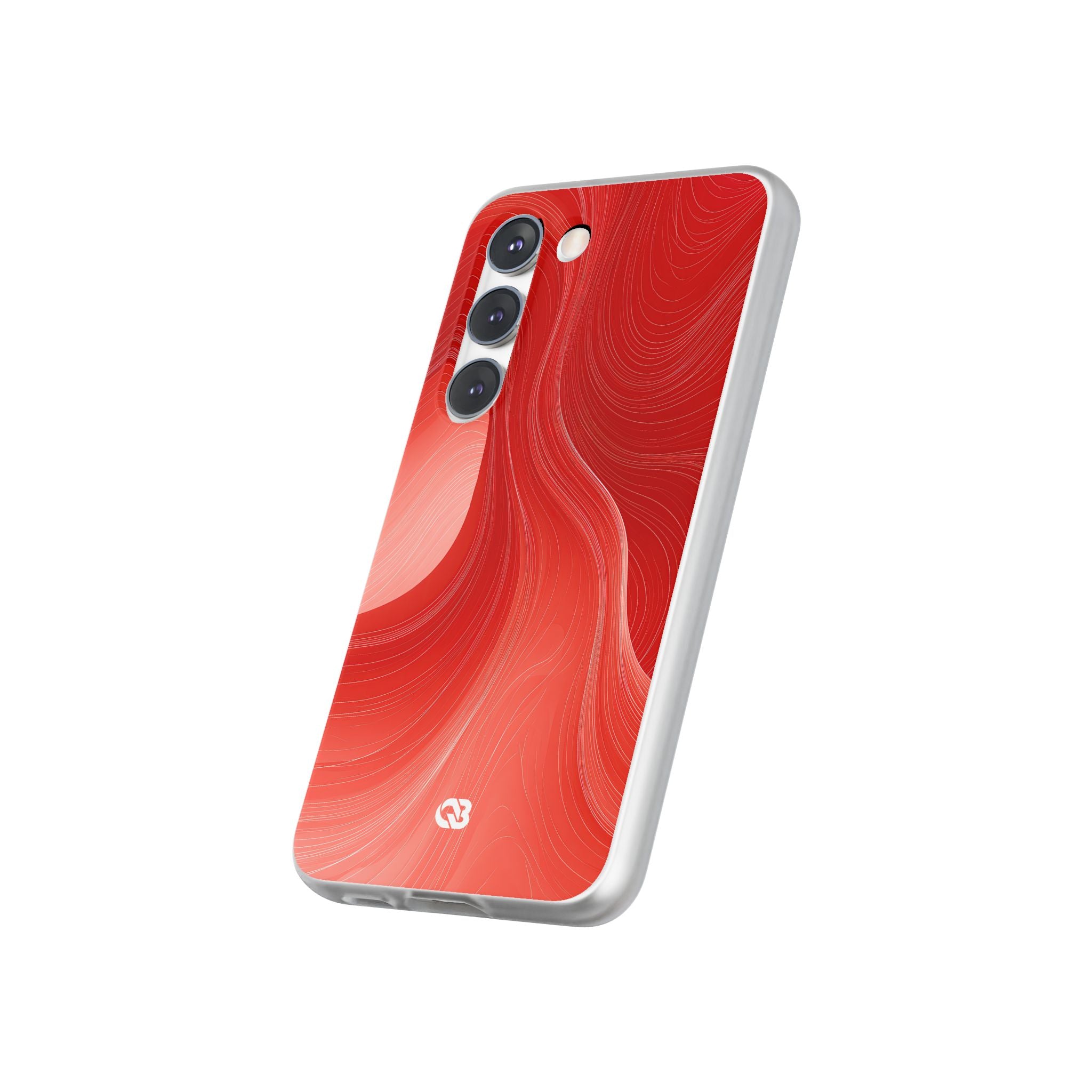Red Lite Phone Case for Samsung - Crimson Silk Strands
