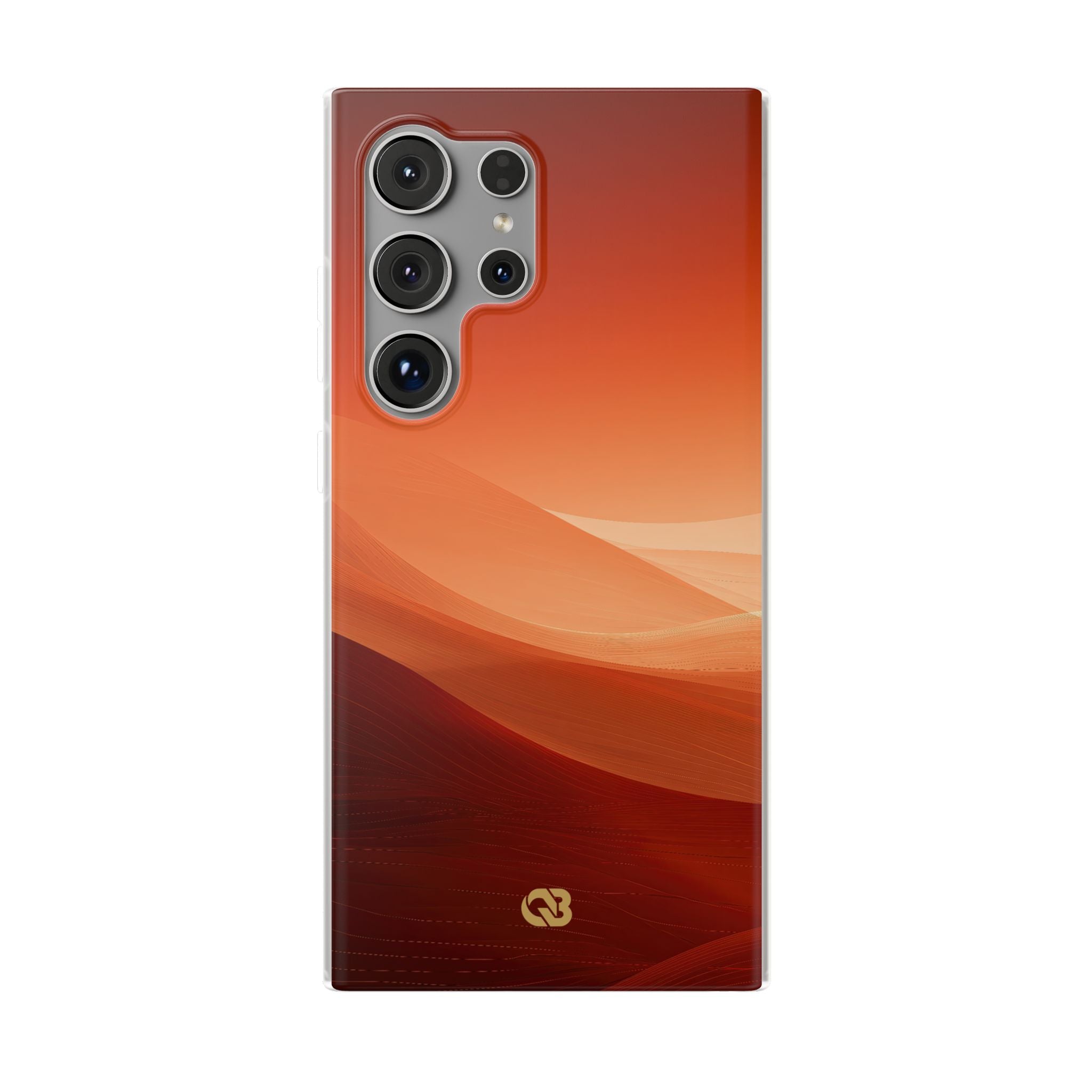 Orange Lite Phone Case for Samsung - Crimson Dune Gradient