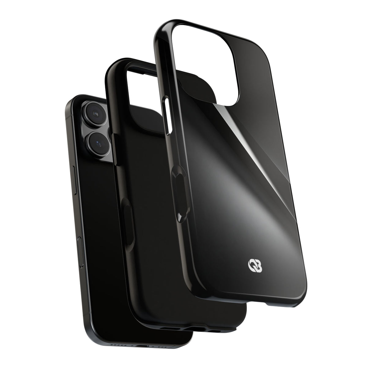 Obsidian Ridge · Tough Phone Case for iPhone · Black