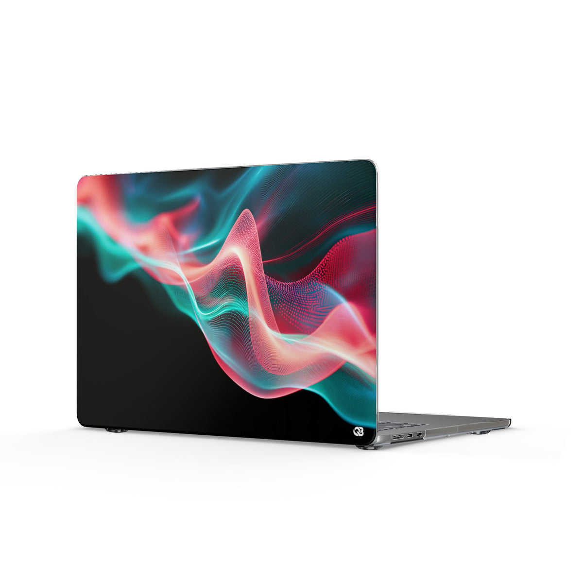 Digital Frequency · Clear Hard Case for MacBook · Black