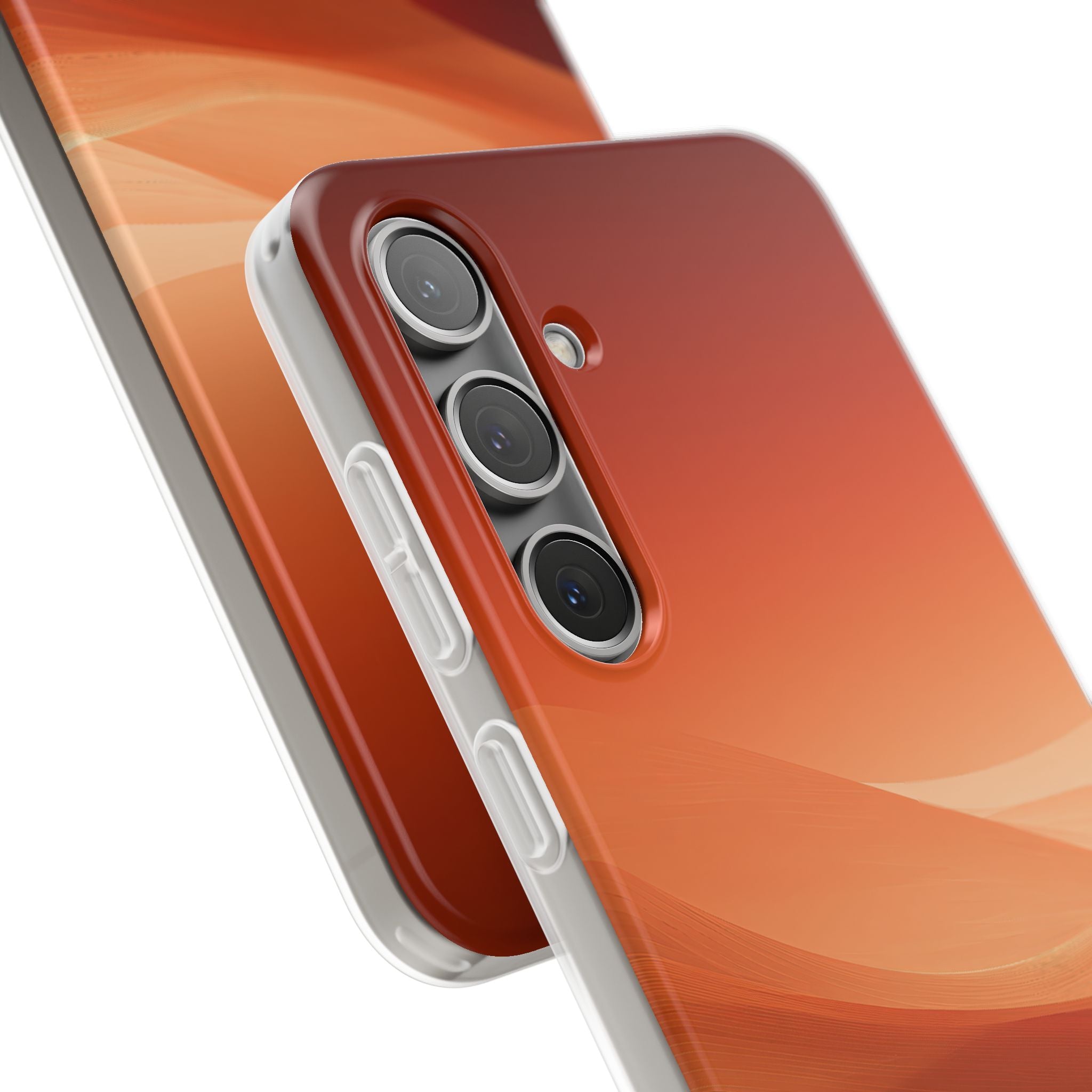 Orange Lite Phone Case for Samsung - Crimson Dune Gradient