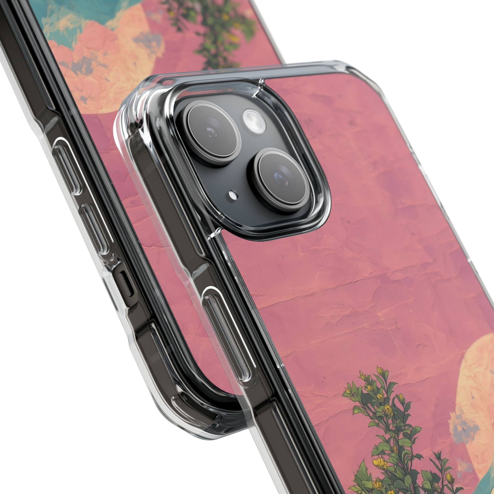 Lunar Pastel Bloom · Coque de téléphone Impact pour iPhone · Magsafe