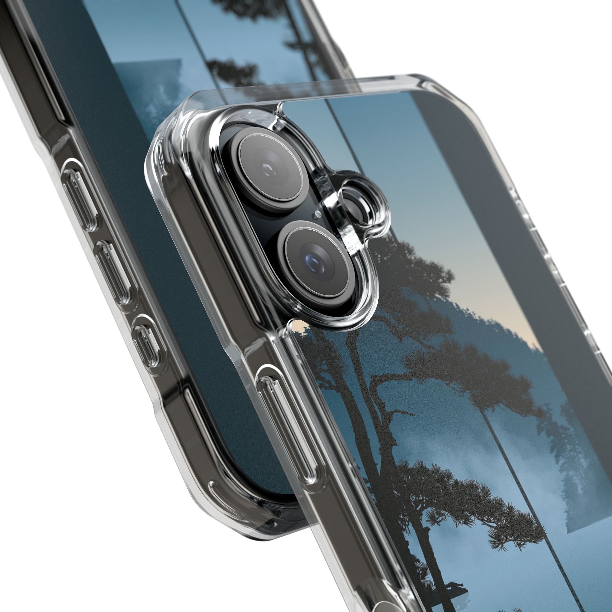 Blue Impact MagSafe Phone Case for iPhone - Kyoto Mist Pine