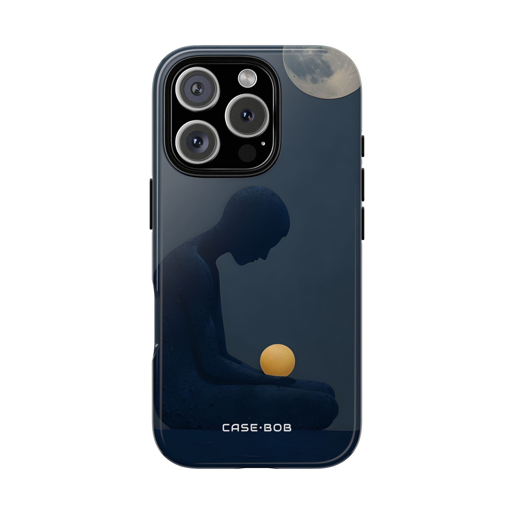 Navy Meditant iPhone 16 Pro Case - Tough