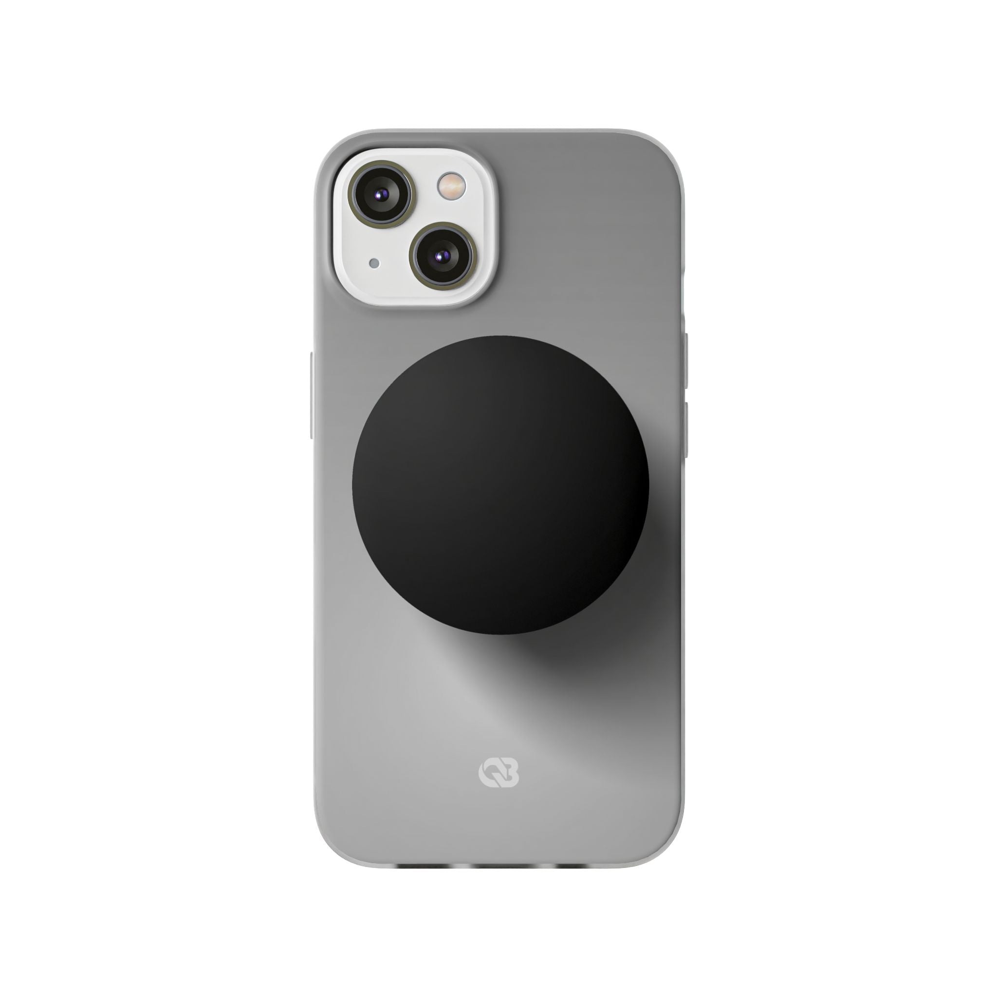 Grey Lite Phone Case for iPhone - Matte Onyx Sphere