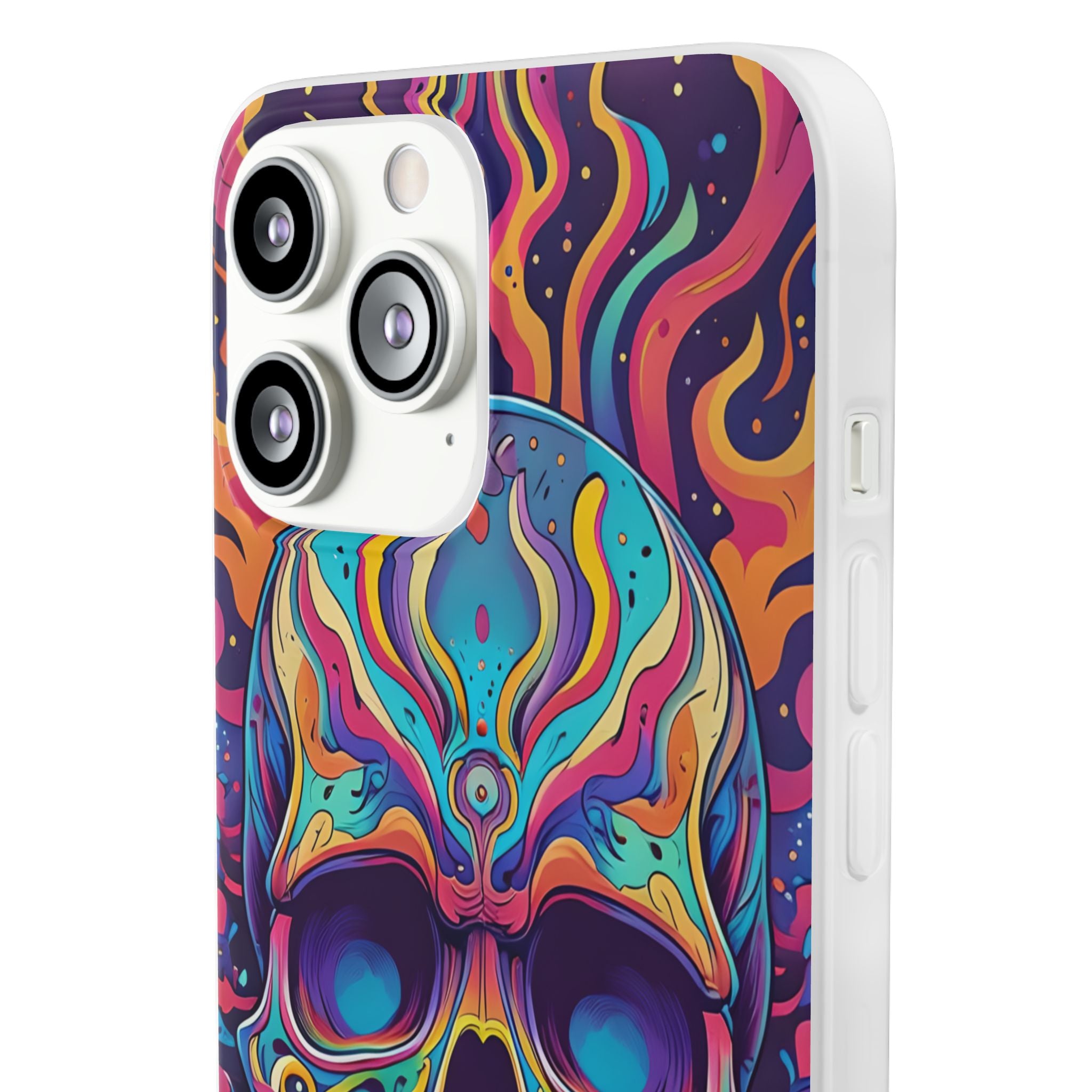 Flaming Skull iPhone 13 Pro Max - Soft