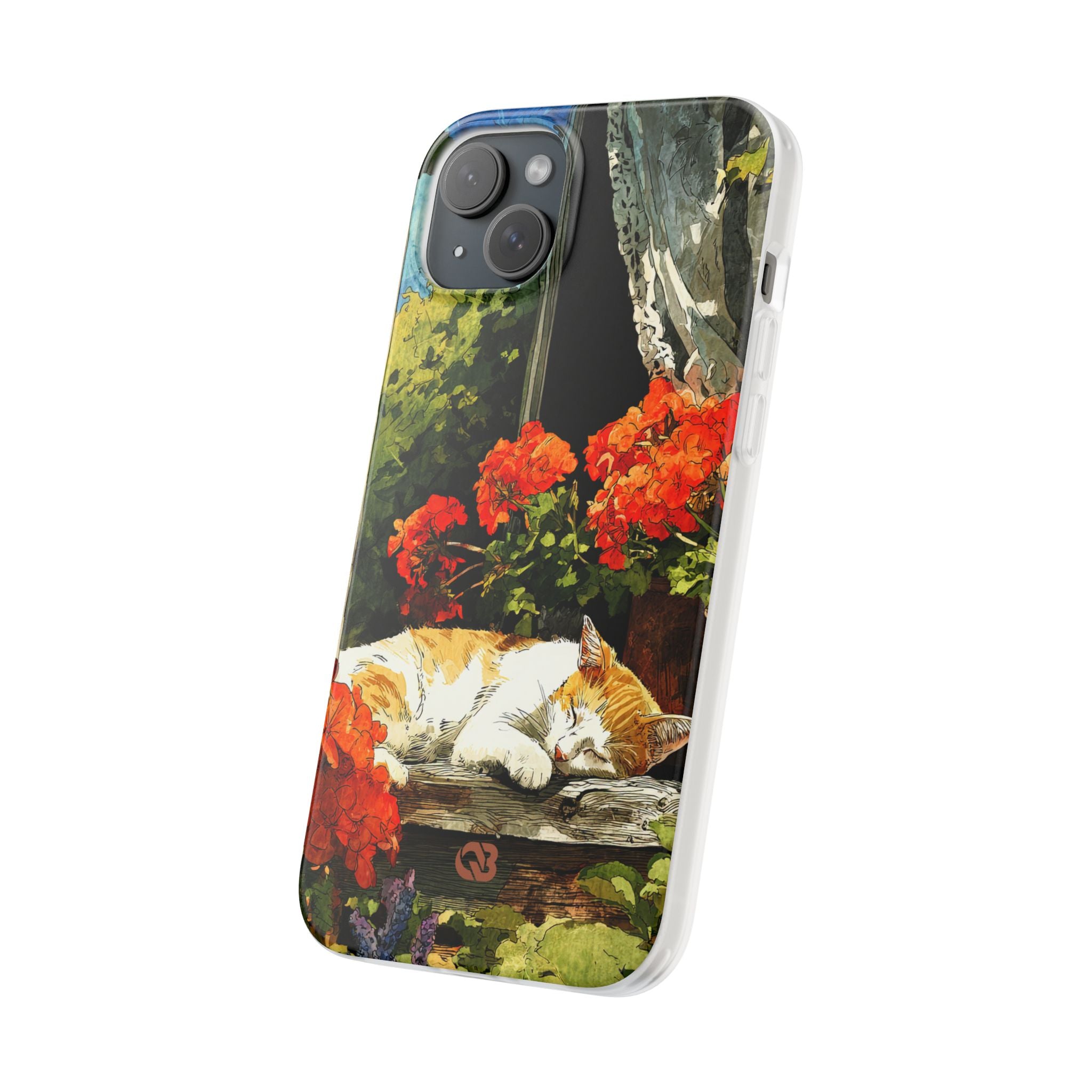 Sleeping Ginger Bloom · Soft Hoesje voor iPhone