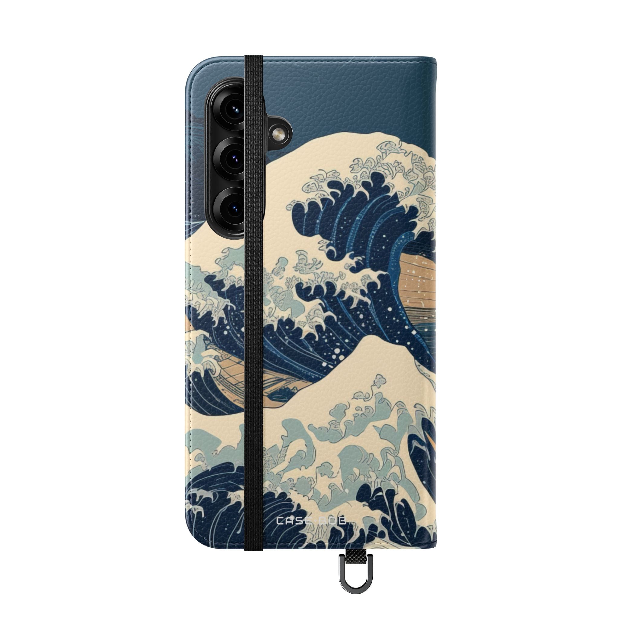 Cresting Navy Wave - Samsung S25+ Case - Lompakko