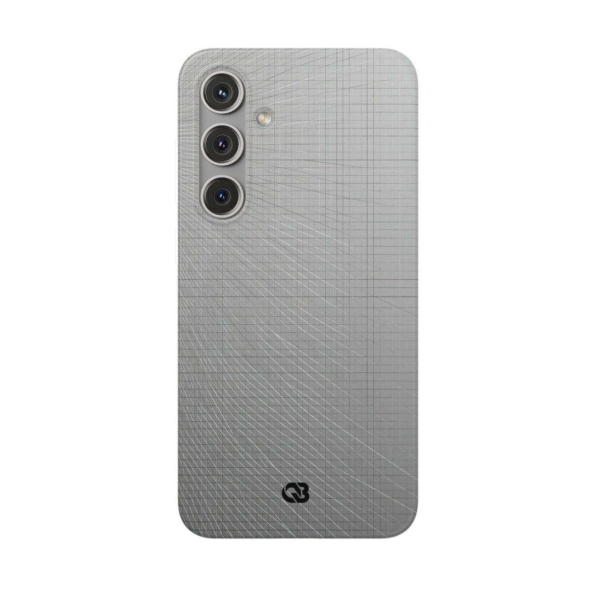 Grey Lite Phone Case for Samsung - Chrome Mesh Warp