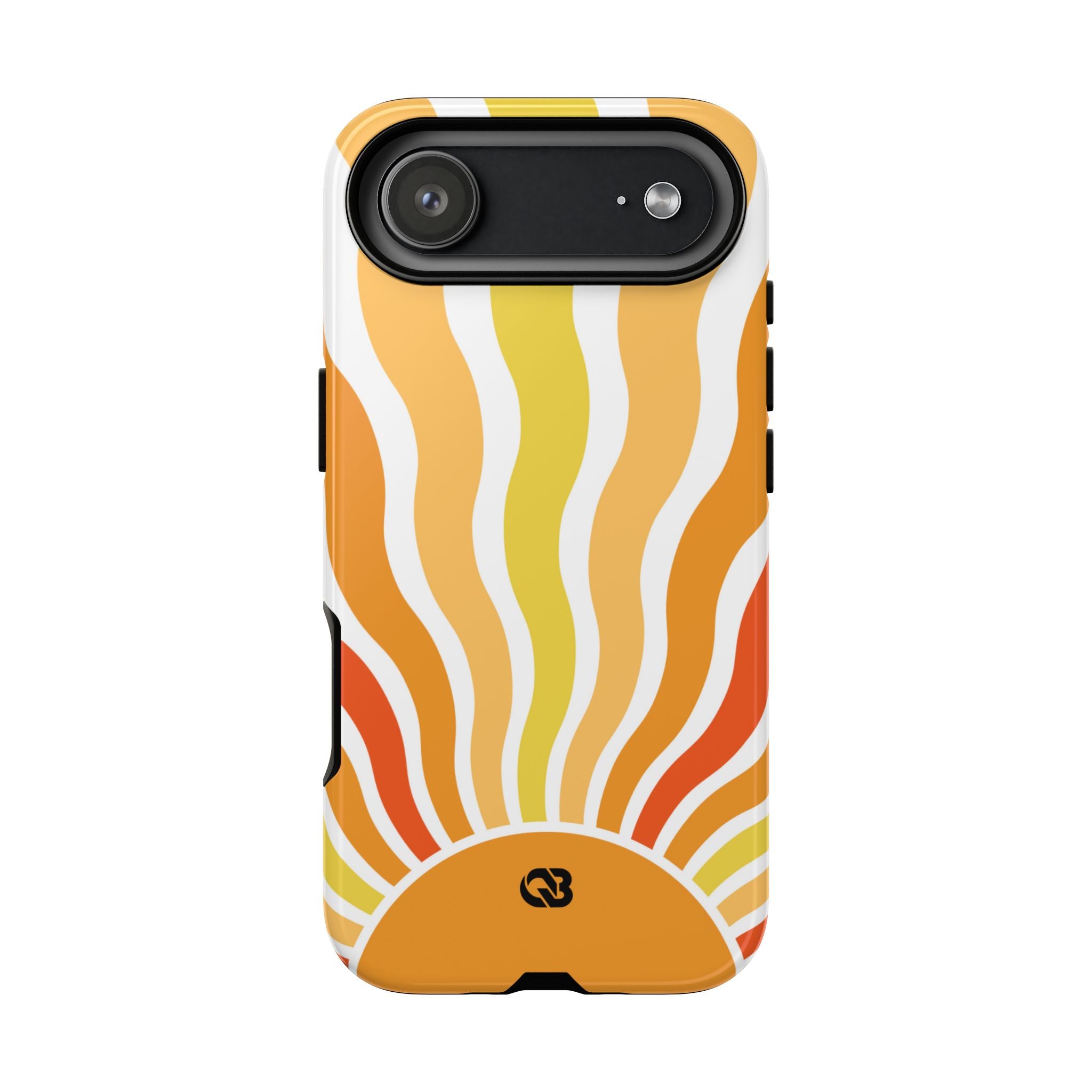 Amber Solar Waves · Tough Phone Case for iPhone