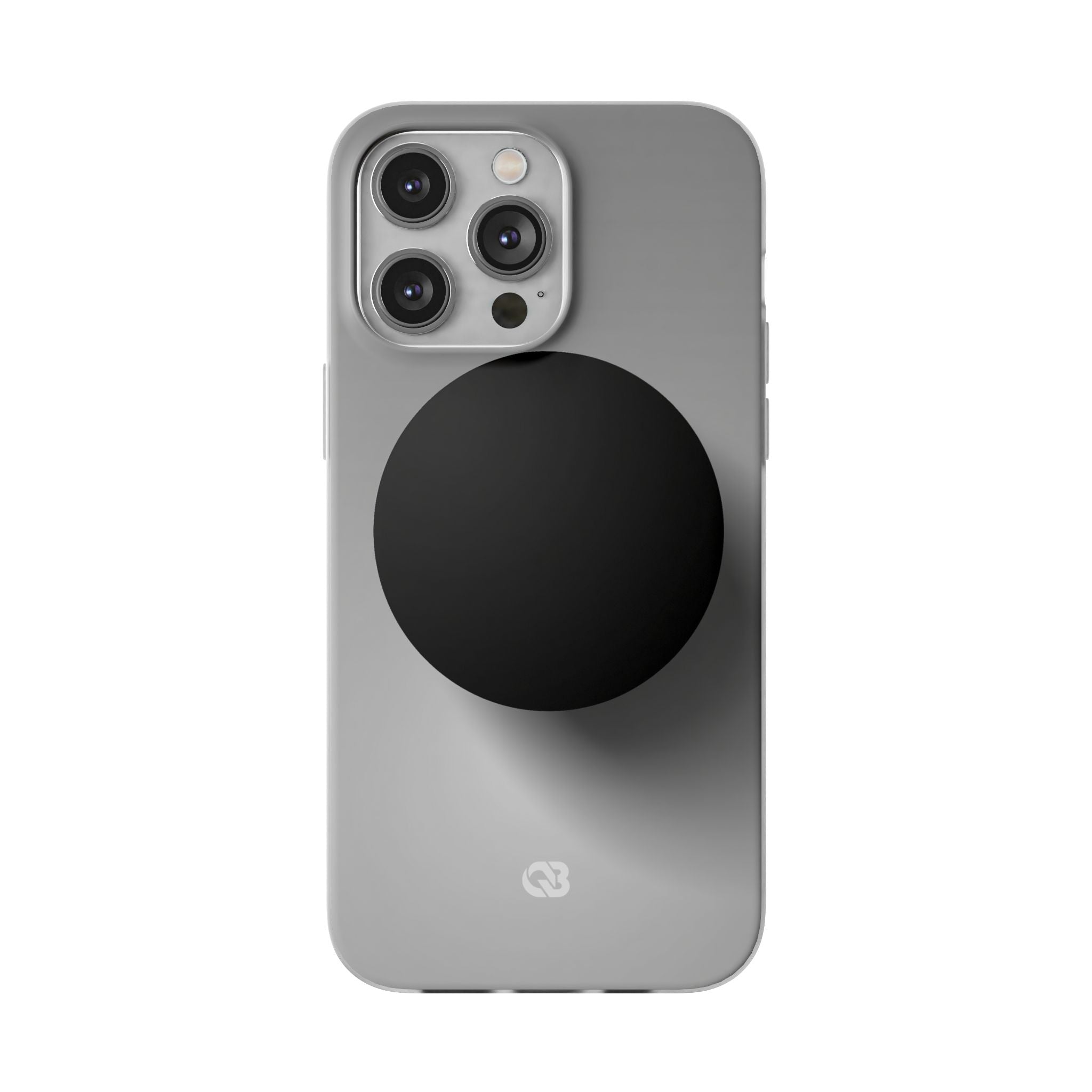 Grey Lite Phone Case for iPhone - Matte Onyx Sphere