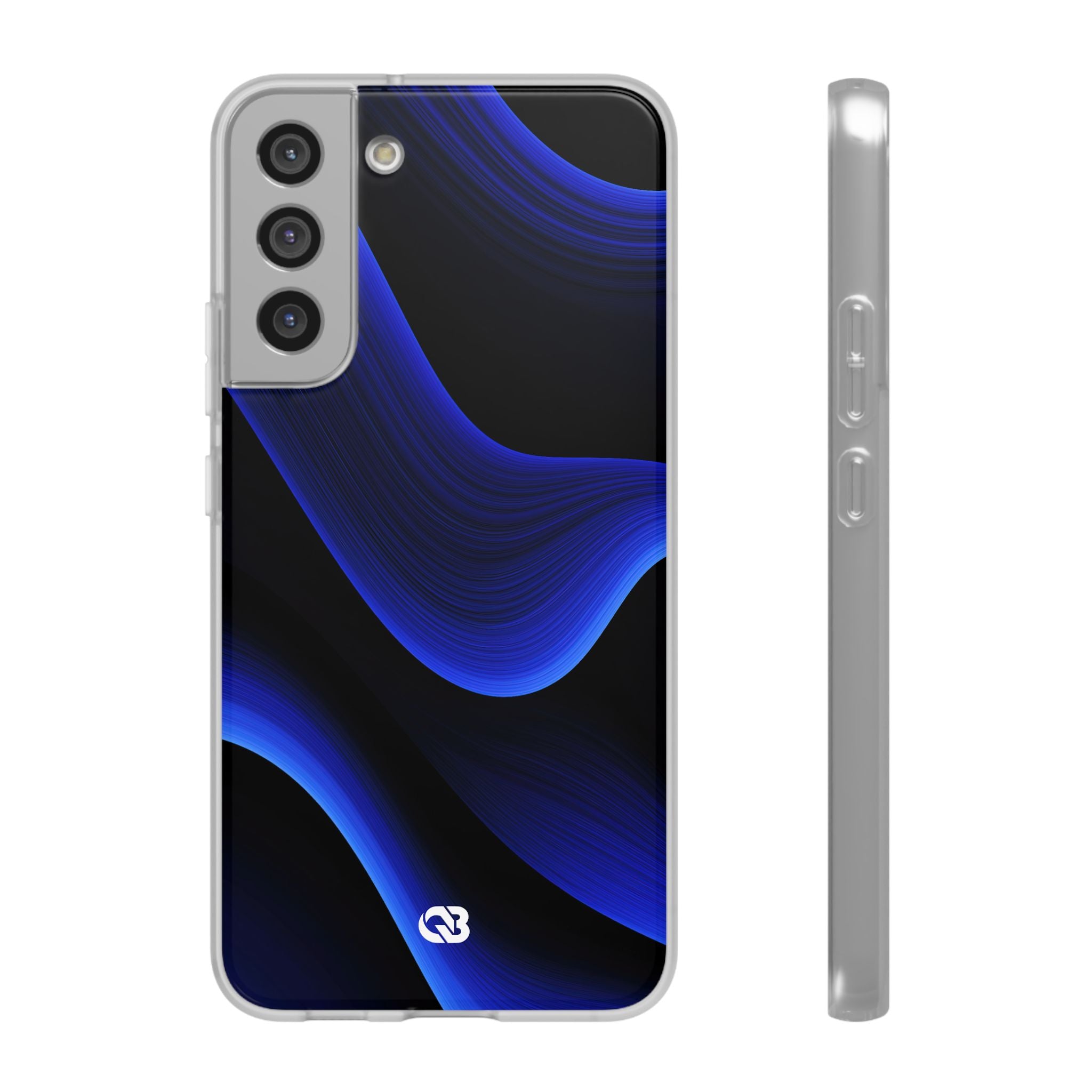 Blue Lite Phone Case for Samsung - Electric Cobalt Flow